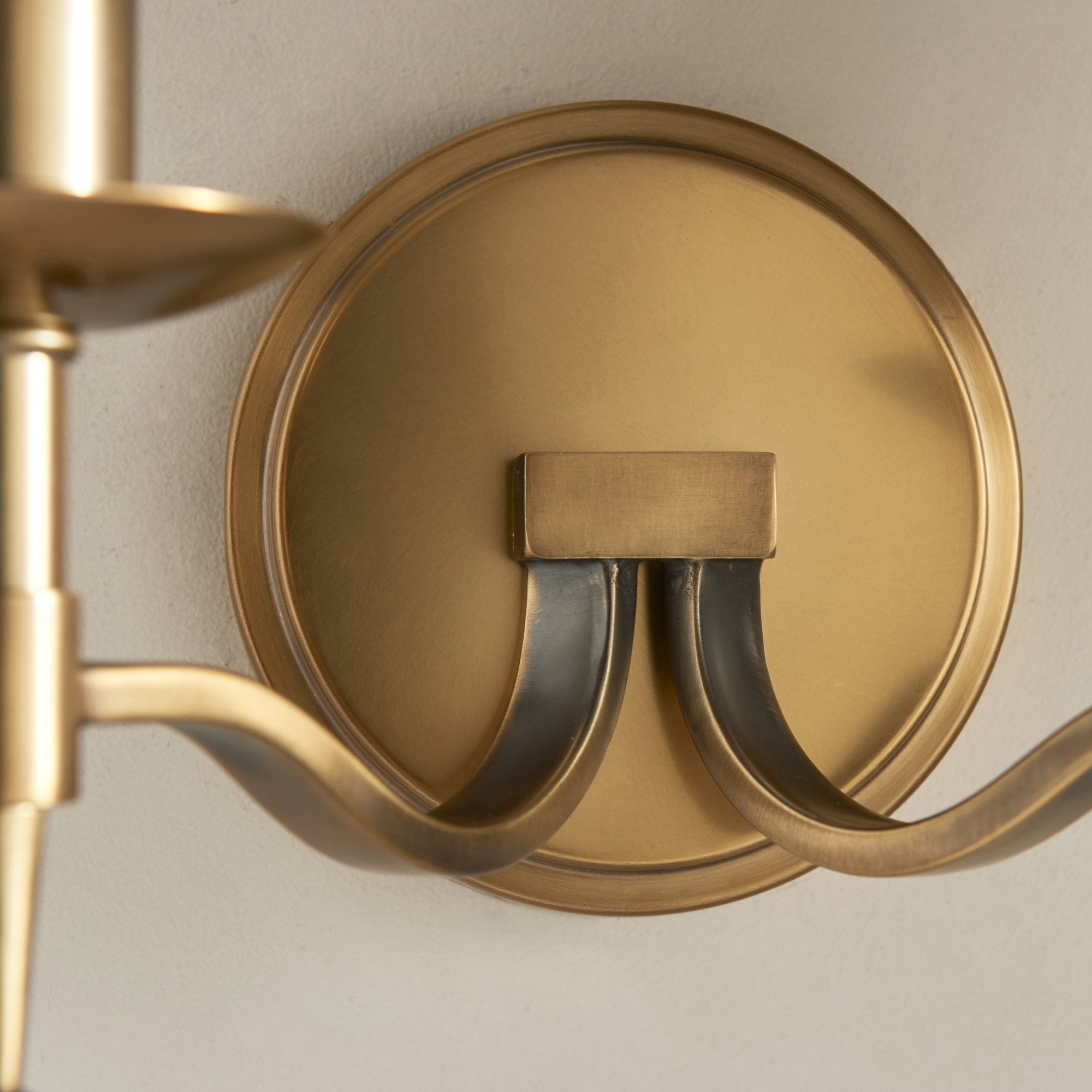 Interiors 1900 Stanford 2 Light Wall Light - Antique Brass