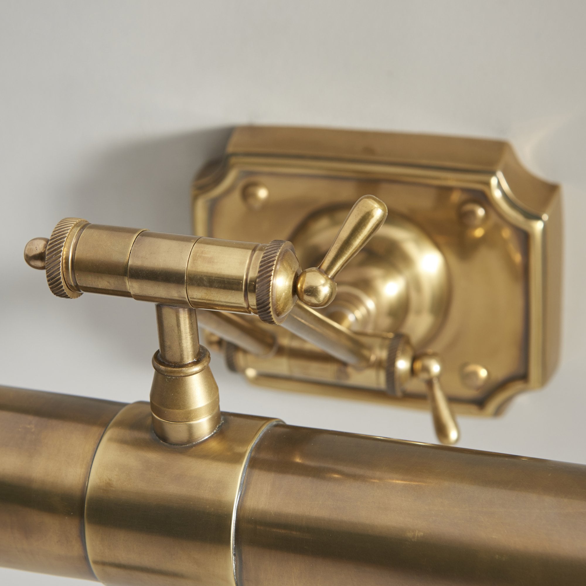 Interiors 1900 Winchester 14" 2 Light Wall Light - Solid Mellow Brass