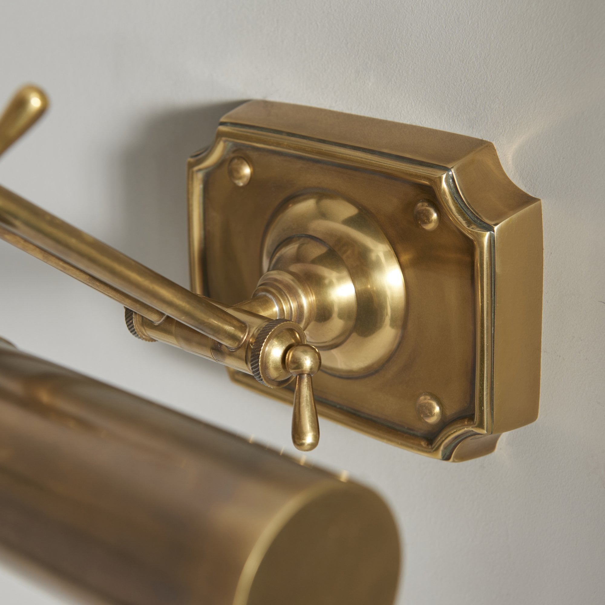 Interiors 1900 Winchester 14" 2 Light Wall Light - Solid Mellow Brass