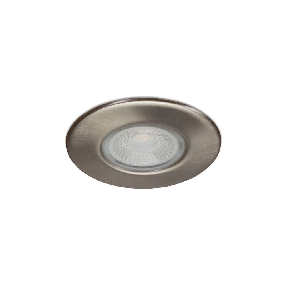 Collingwood H2 Lite Fixed Downlight - Brushed Steel (includes bezel)