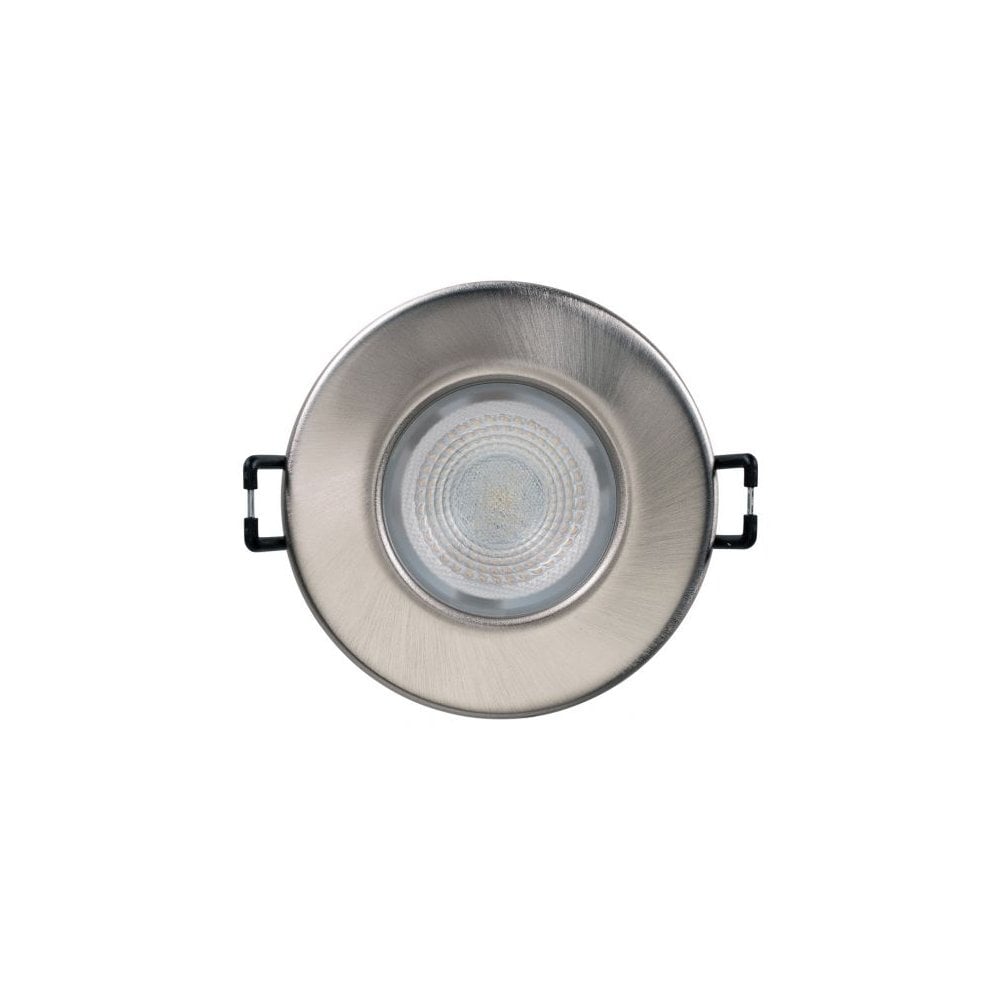 Collingwood H2 Lite Fixed Downlight - Brushed Steel (includes bezel)