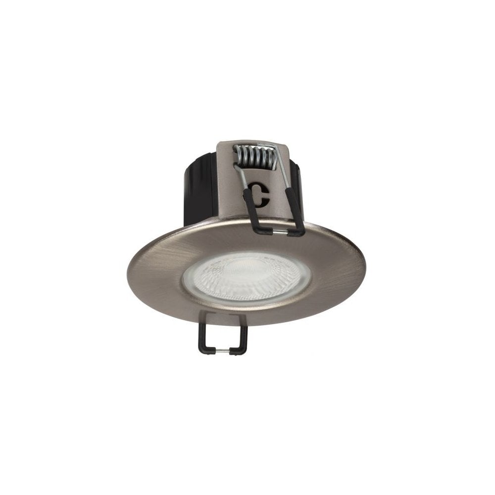 Collingwood H2 Lite Fixed Downlight - Brushed Steel (includes bezel)