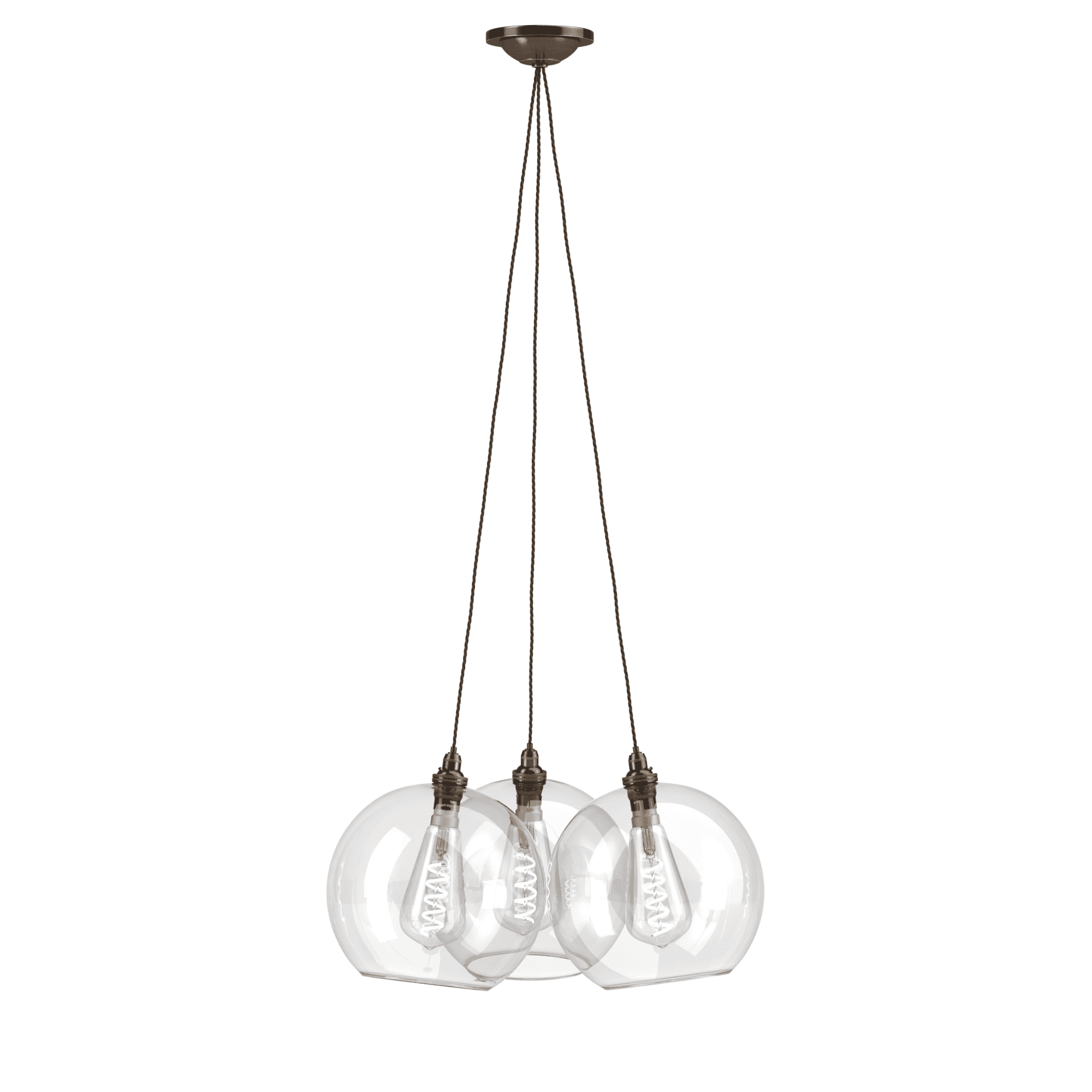 Fritz Fryer Hereford Bathroom With 3-Way Dish Cluster - Clear Glass (Various Colour Options)