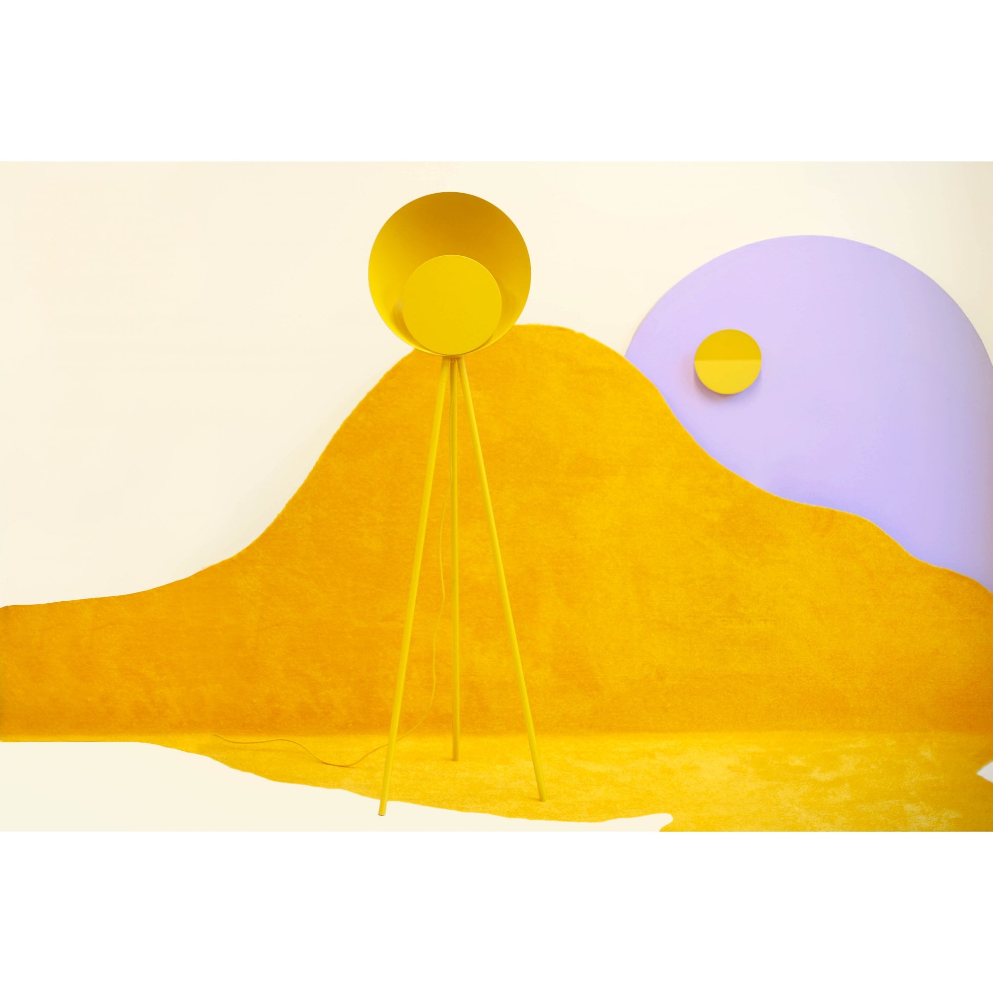 houseof. Diffuser Floor Lamp - Yolk Yellow