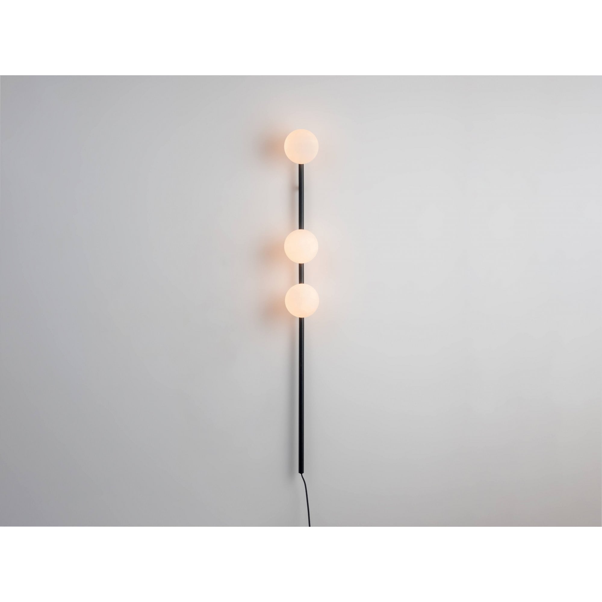 houseof. Bar Opal Ball Wall Light - Charcoal