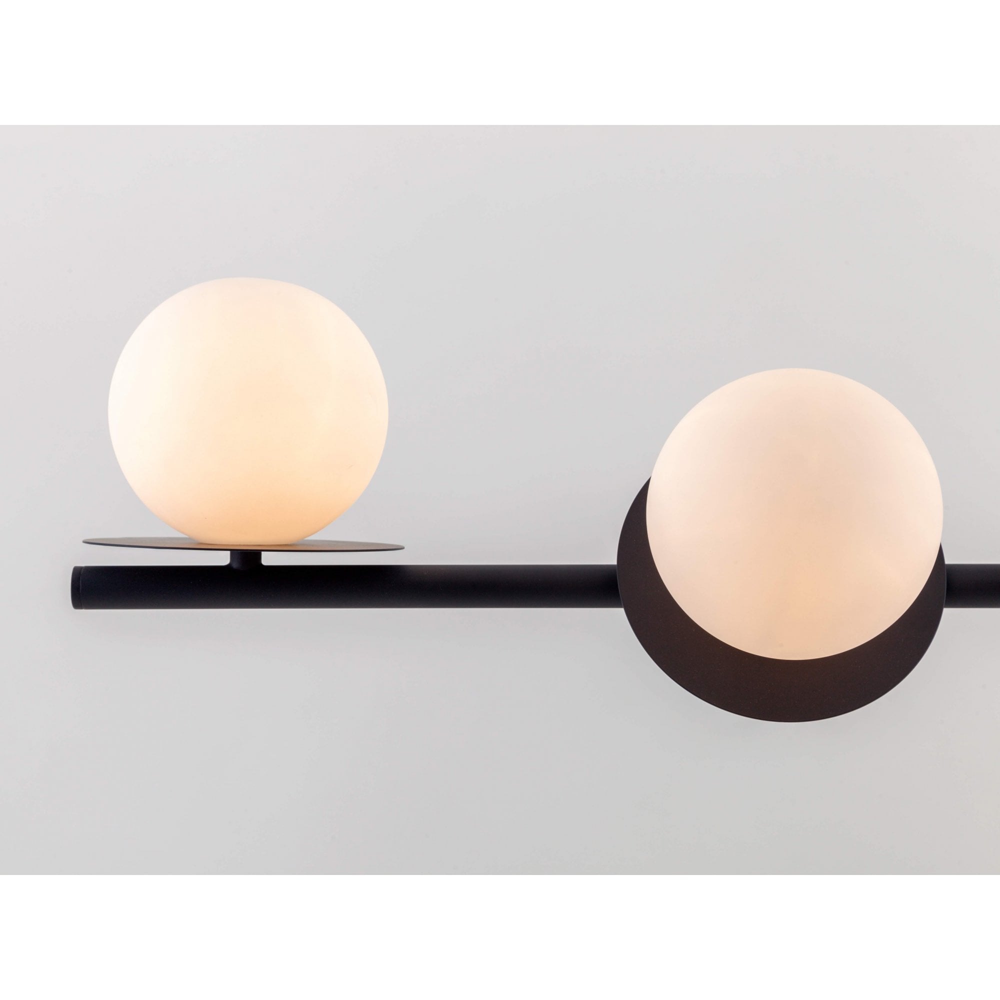 houseof. Opal Disk Ceiling Light IP44 - Charcoal