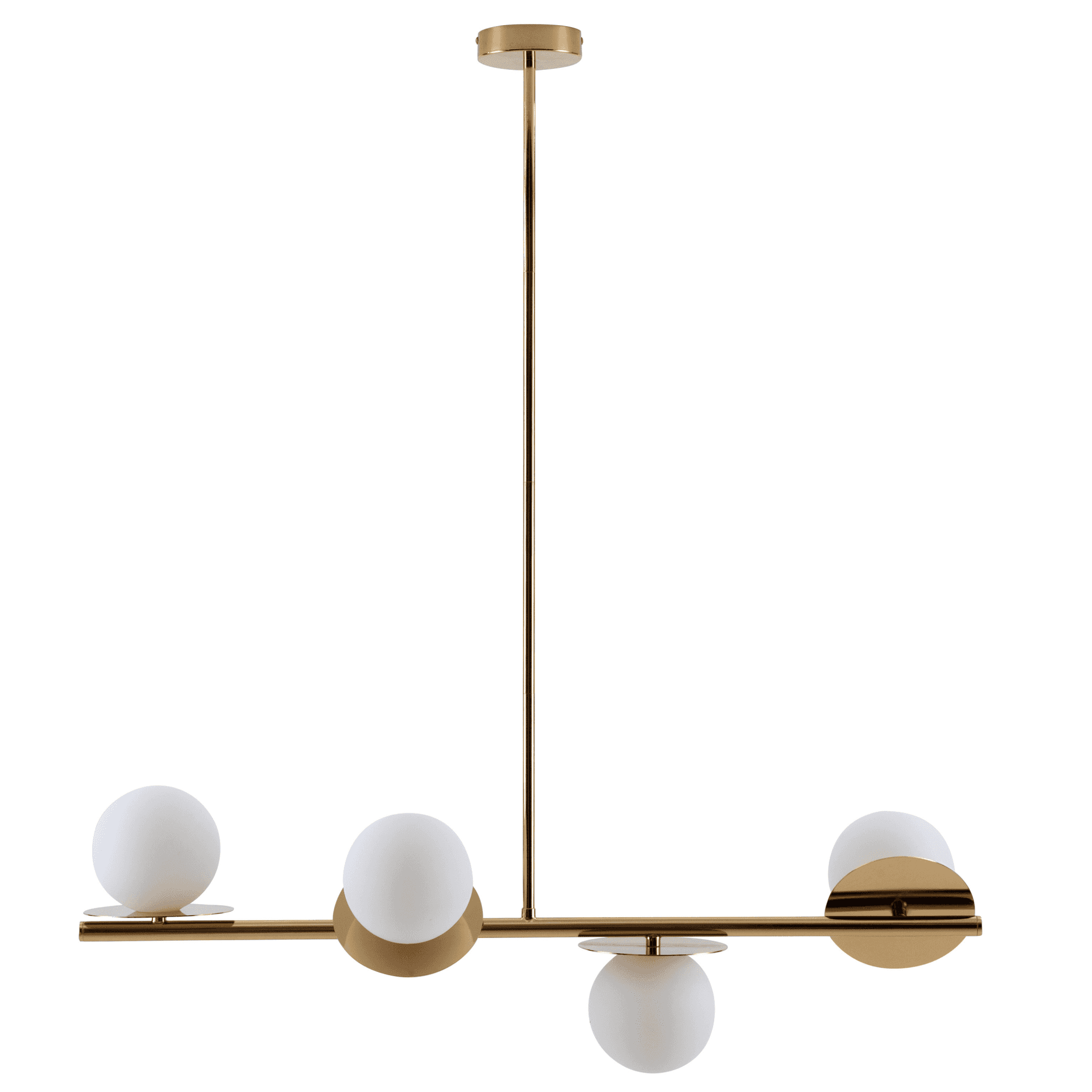 houseof. Opal Disk Ceiling Light IP44 - Brass