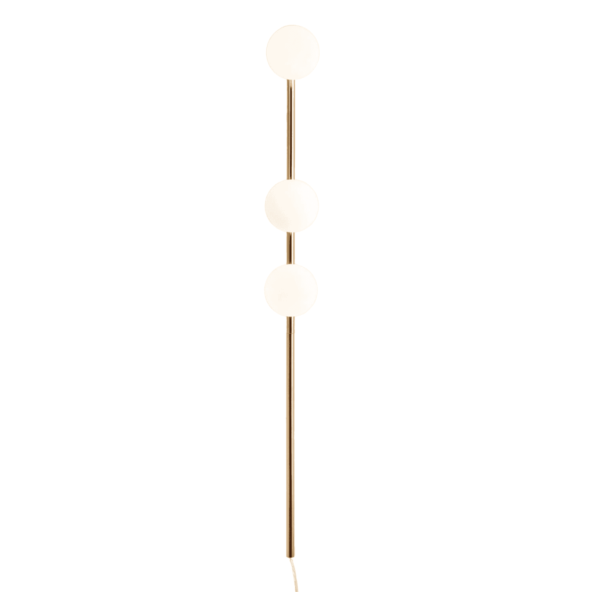 houseof. Bar Opal Ball Wall Light - Brass