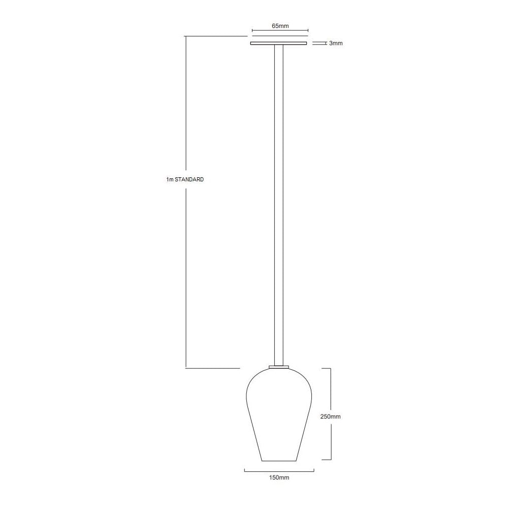 Leverint Waterloo Small Sealed Rod Pendant