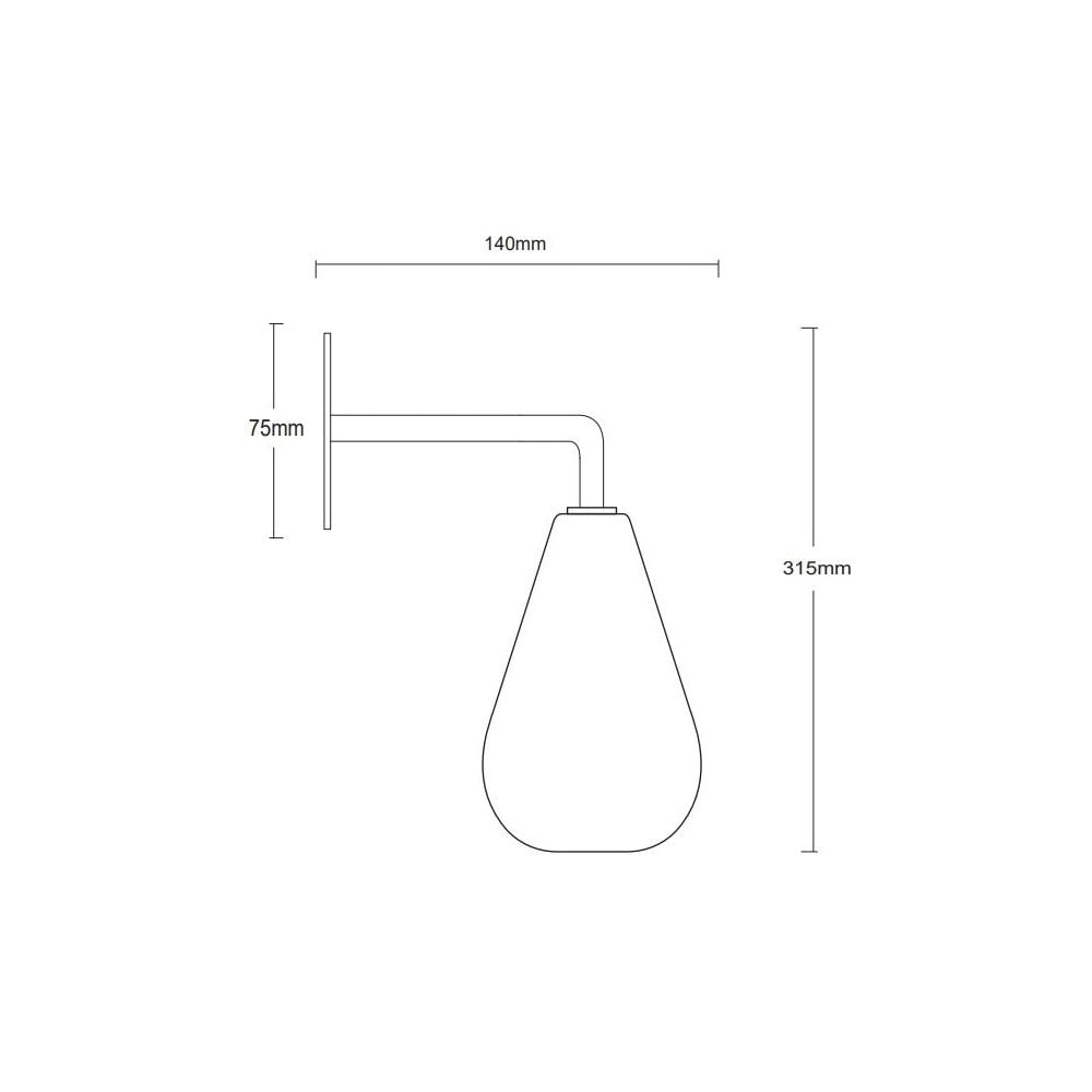 Leverint Kingston Small Sealed Wall Light
