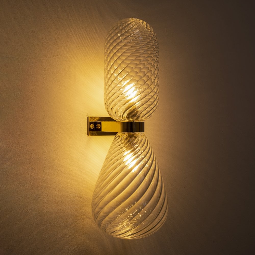 Leverint Kingston Charlton Duo Deco Wall Light