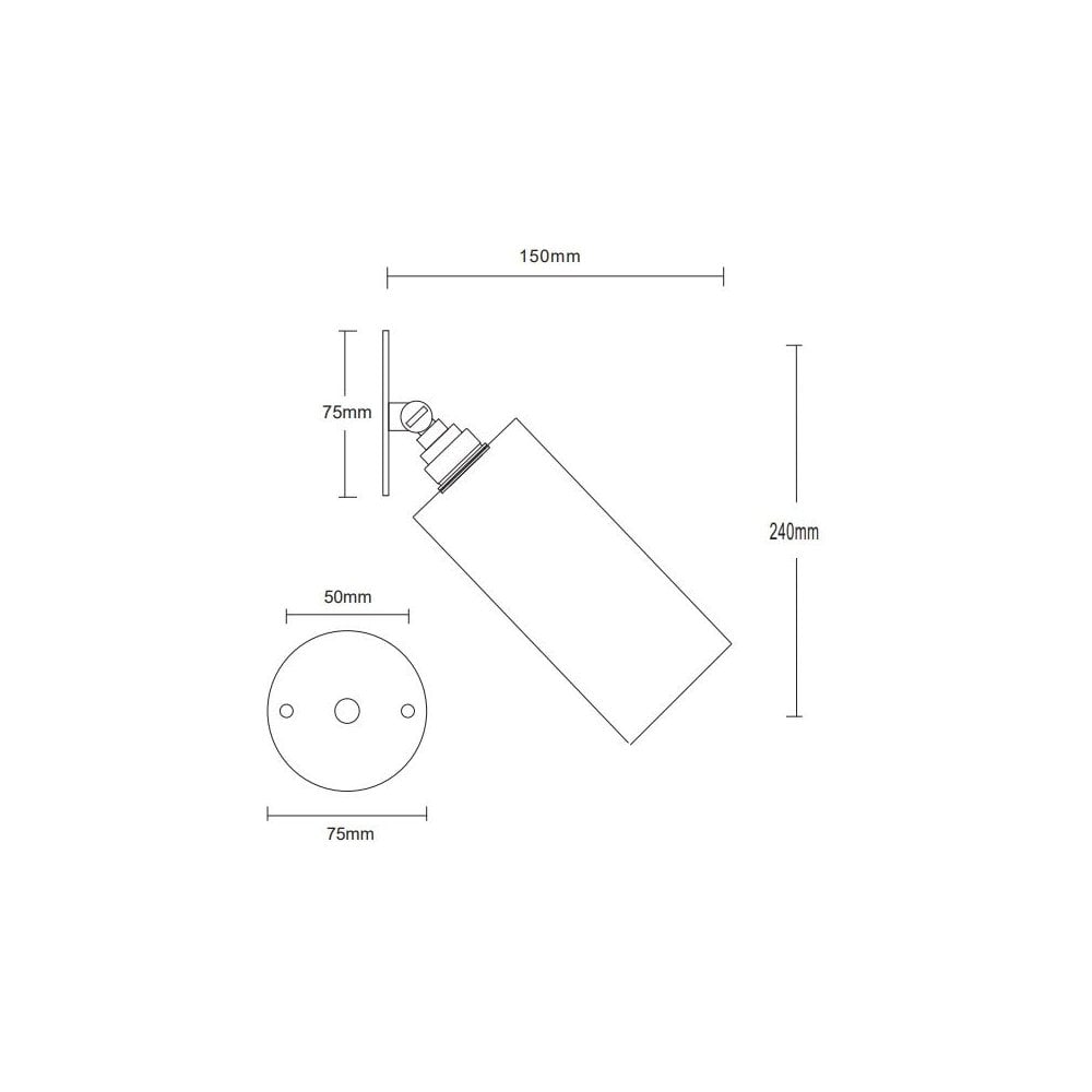 Leverint Piccadilly Mini Adjustable Wall Light