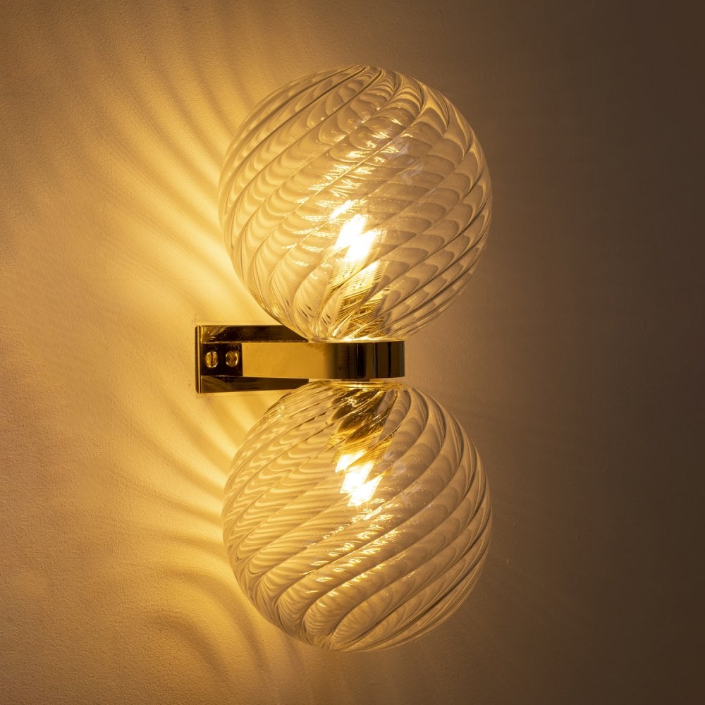 Leverint Pimlico Duo Deco Wall Light