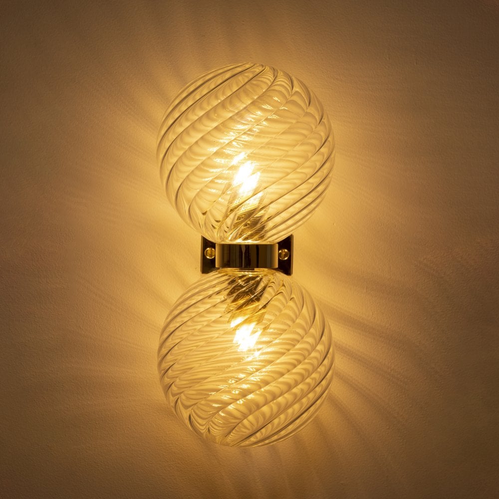 Leverint Pimlico Duo Deco Wall Light