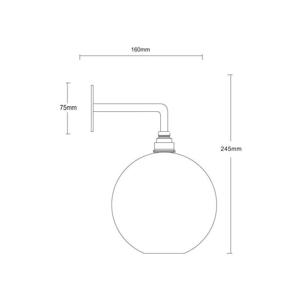 Leverint Wimbledon Small Wall Light