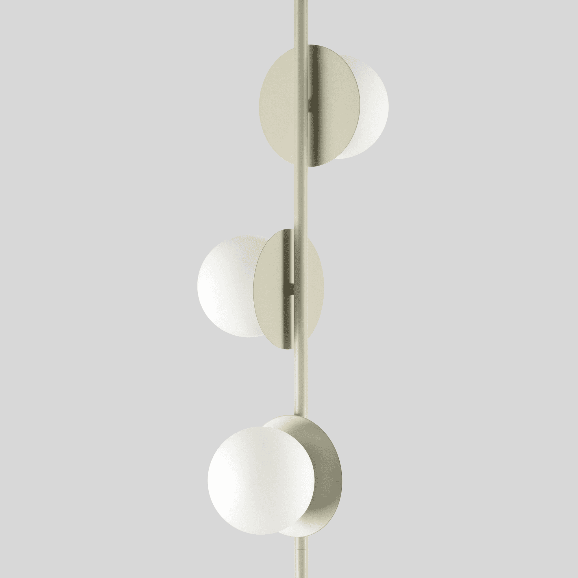 houseof. Opal Disk Floor Lamp - Sand
