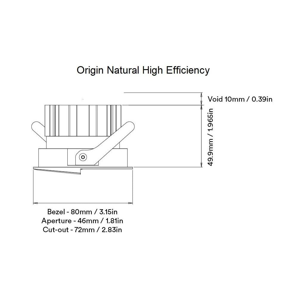 Orluna Muro Wall Washer - Exceptionally Sharp Edge