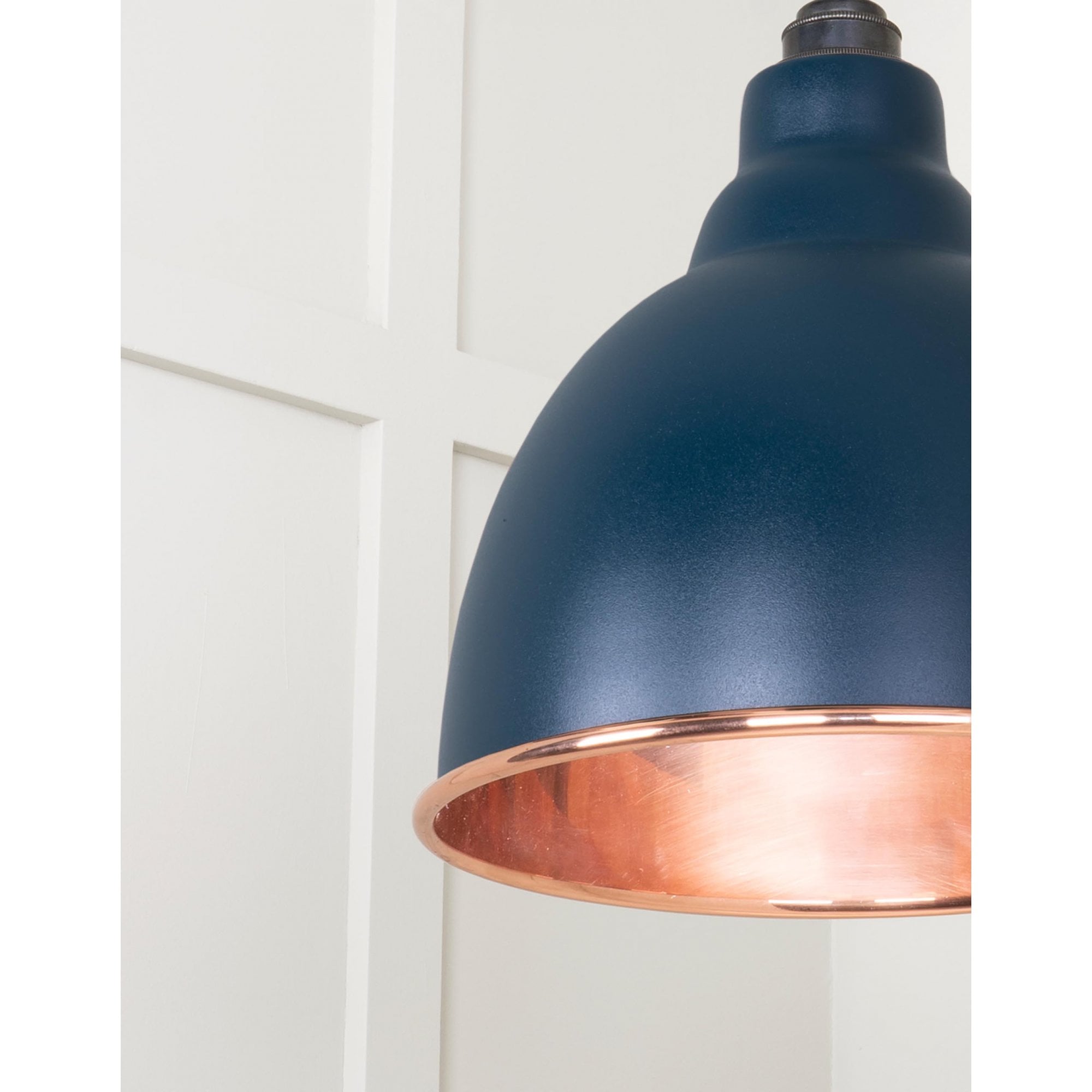 From The Anvil Smooth Copper Brindley Cluster Pendant - Dusk (Dark Blue/Grey)