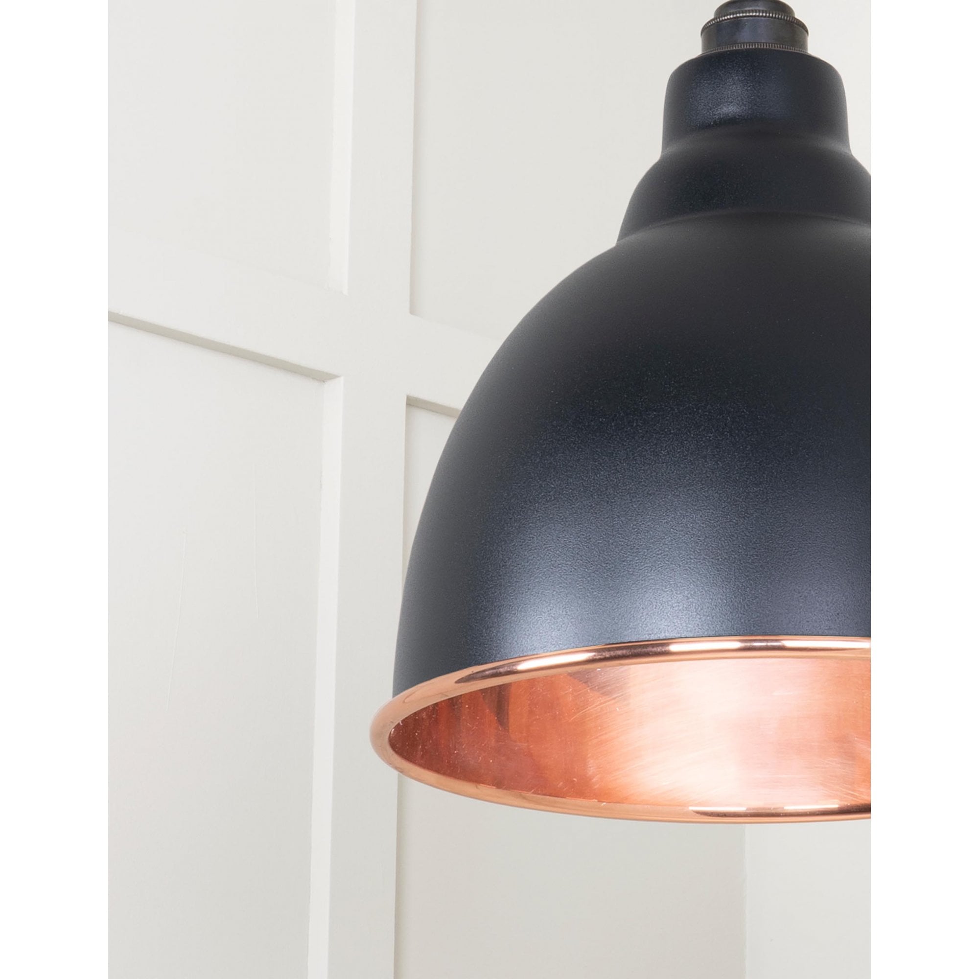 From The Anvil Smooth Copper Brindley Cluster Pendant - Elan Black