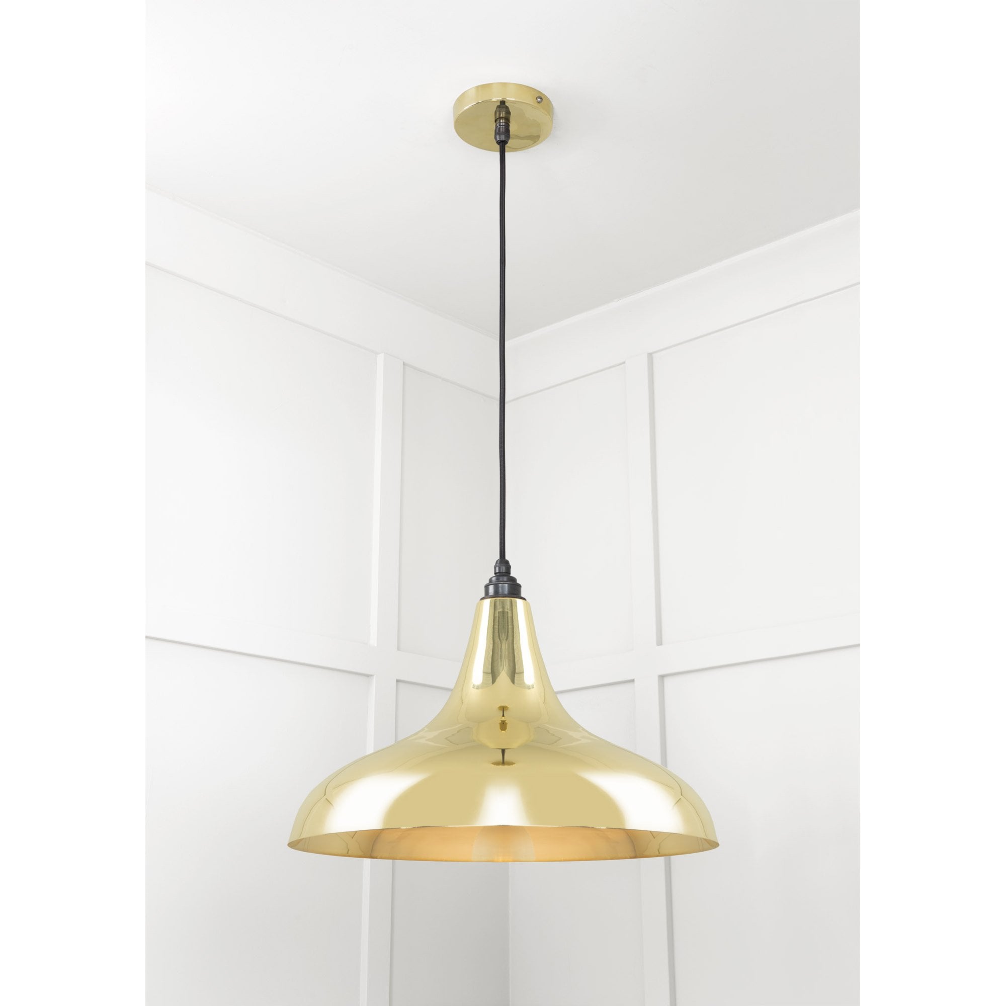 From The Anvil Smooth Brass Frankley Pendant