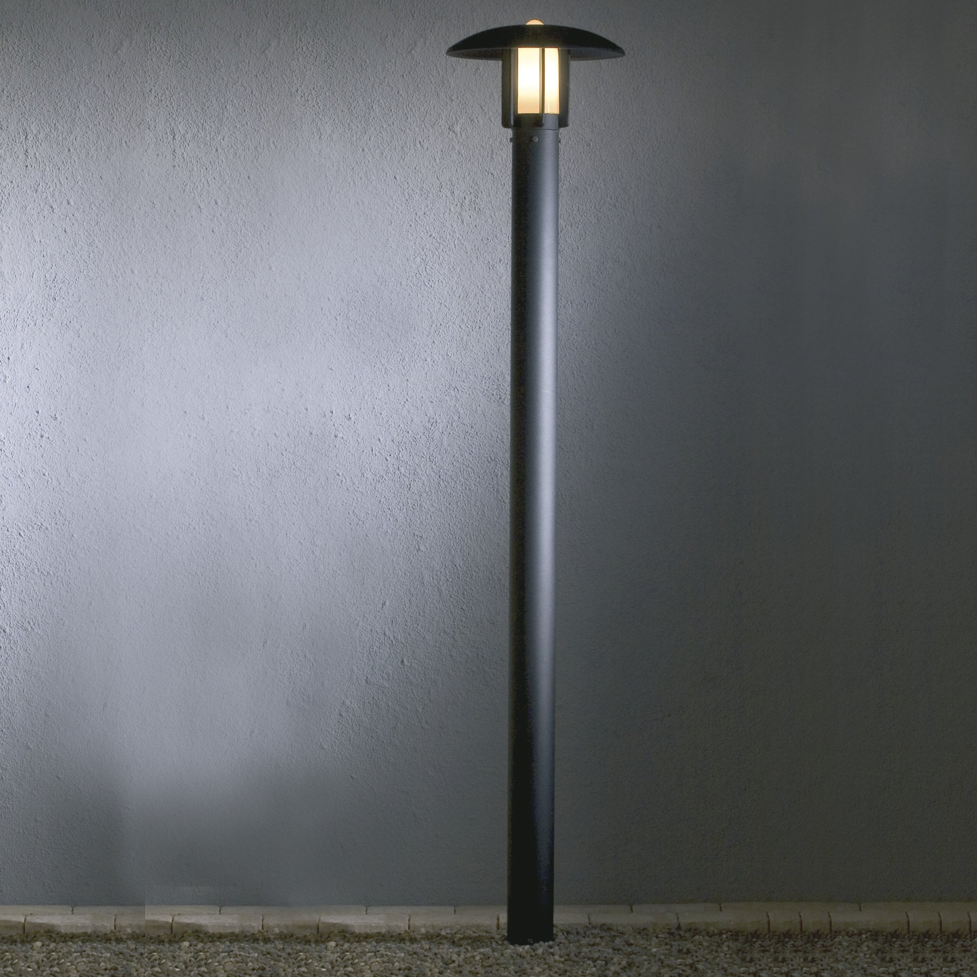 Konstsmide Heimdal Post Light - Matt Black