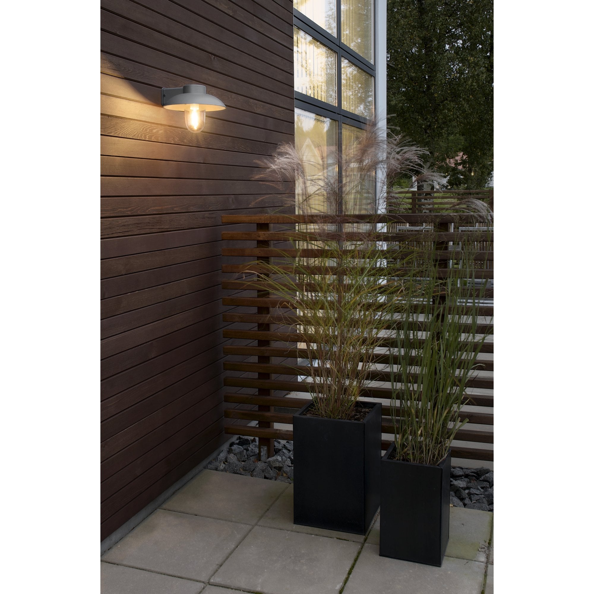 Konstsmide Mani Wall Light - Grey