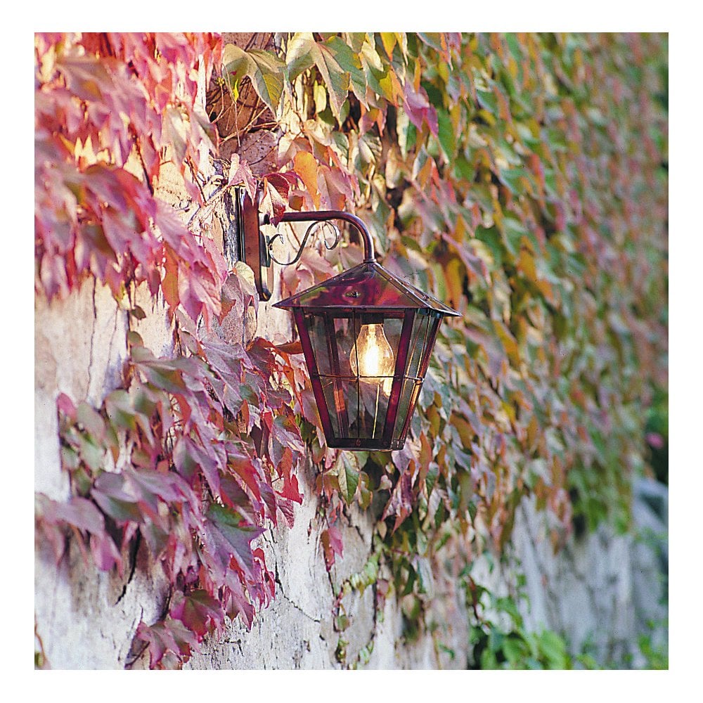 Konstsmide Fenix Down Wall Light - Copper