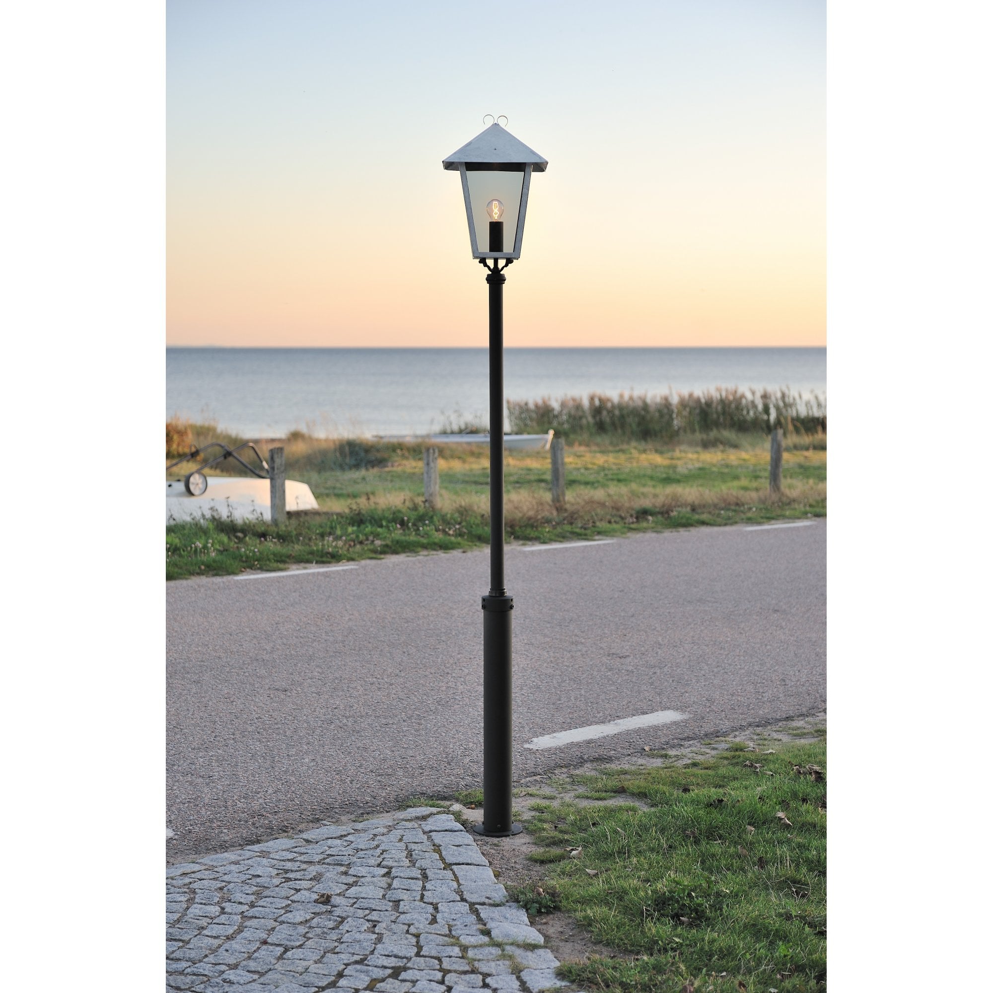 Konstsmide Benu Lampost (With Taurus Column) - Galvanised