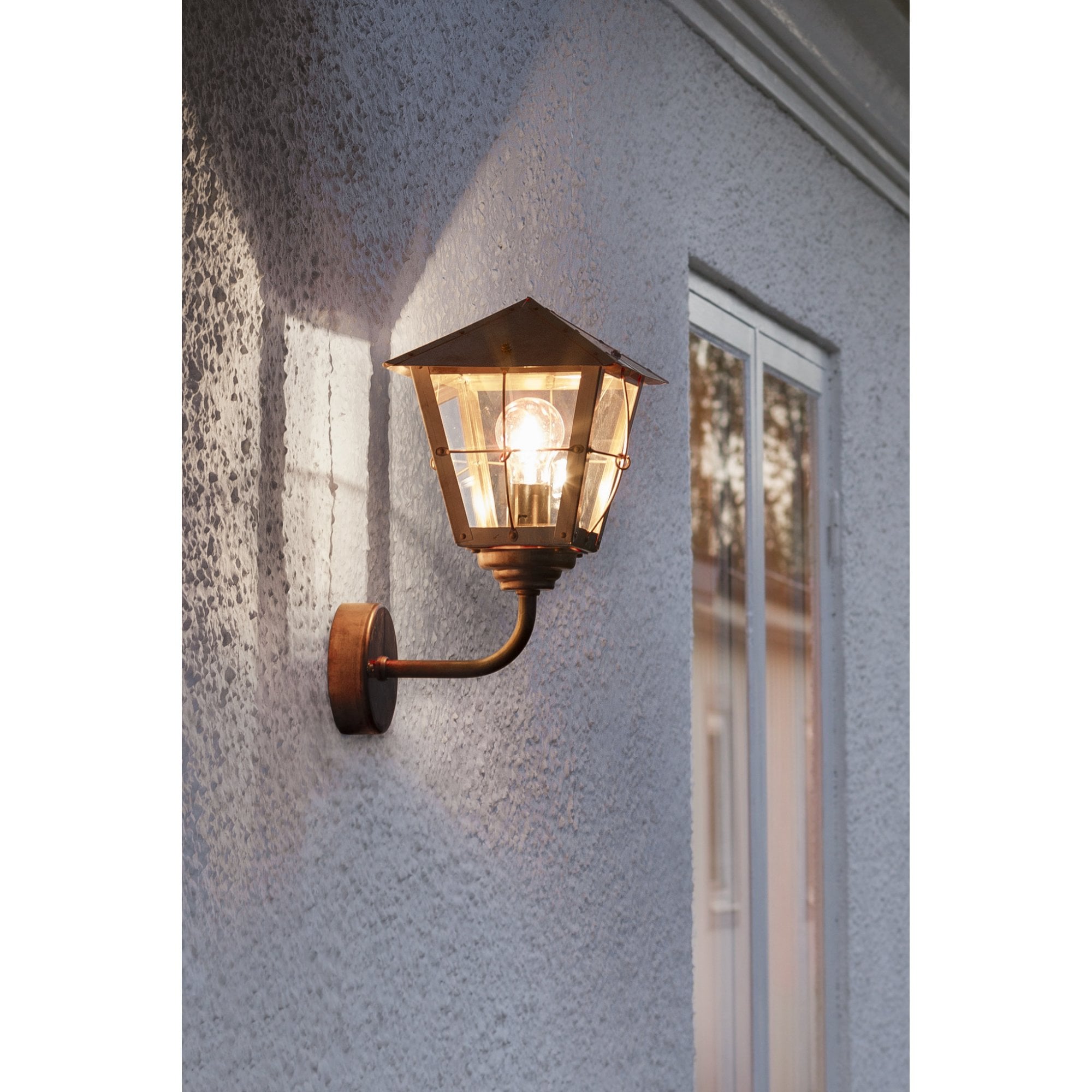 Konstsmide Fenix Wall Light - Copper