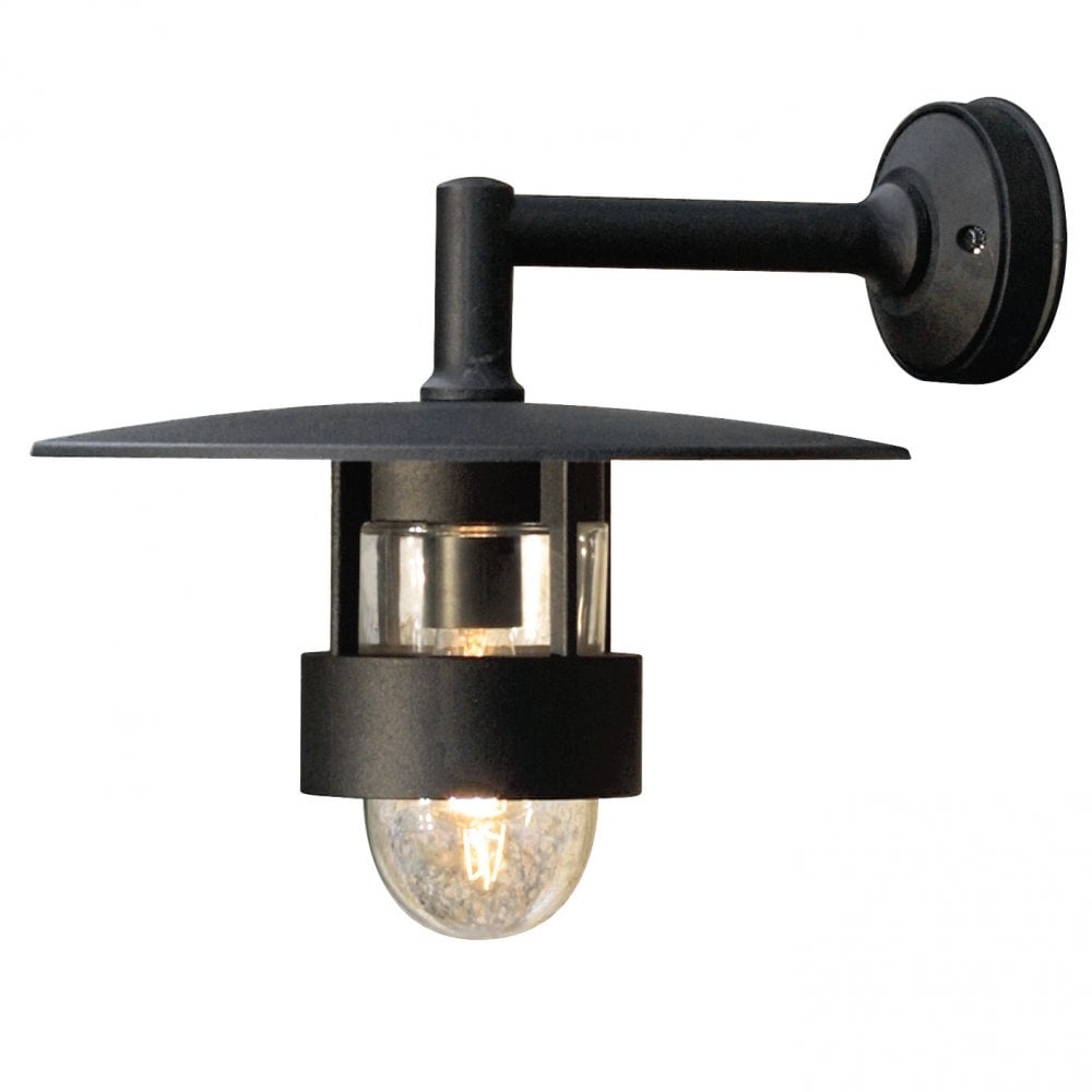 Konstsmide Freja Wall Light - Matt Black