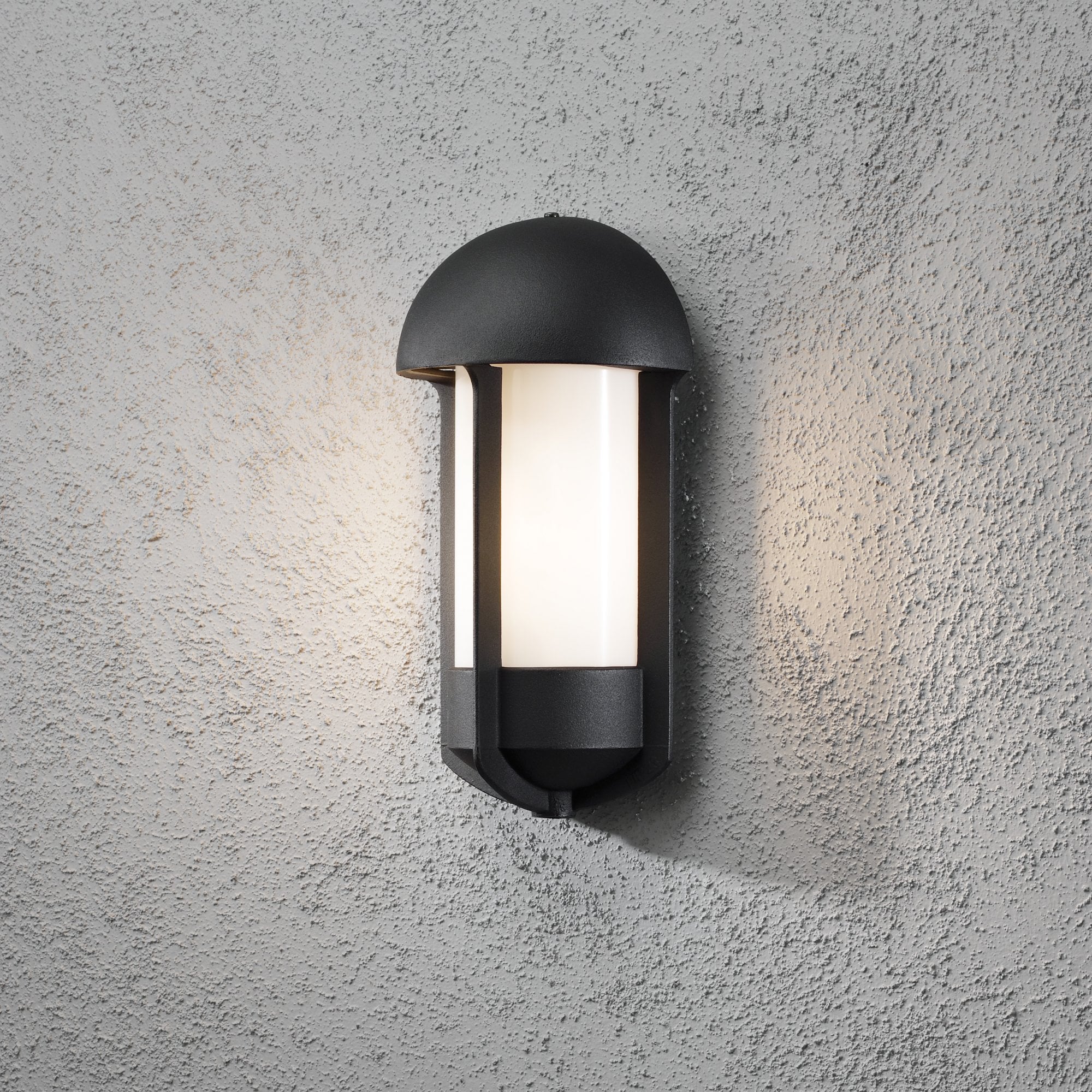 Konstsmide Tyr Wall Light - Matt Black
