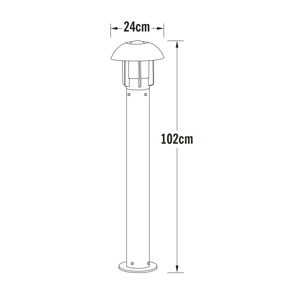Konstsmide Heimdal Path Light - Grey