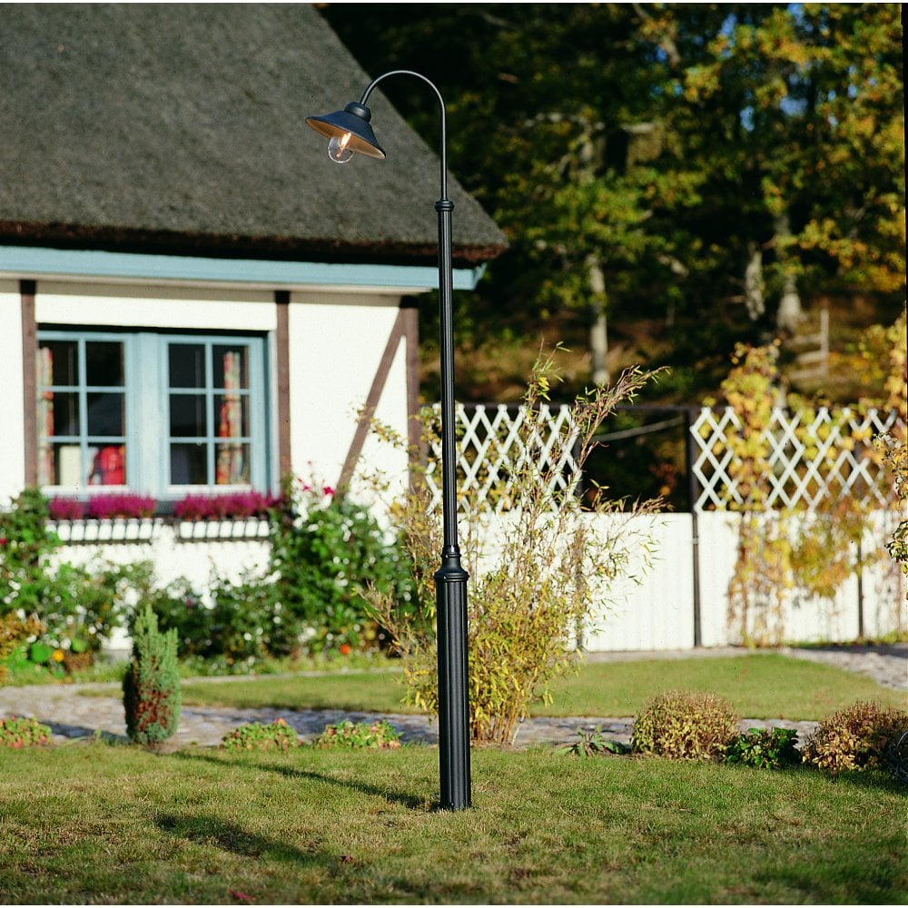 Konstsmide Vega Single Head - Matt Black - Head Only