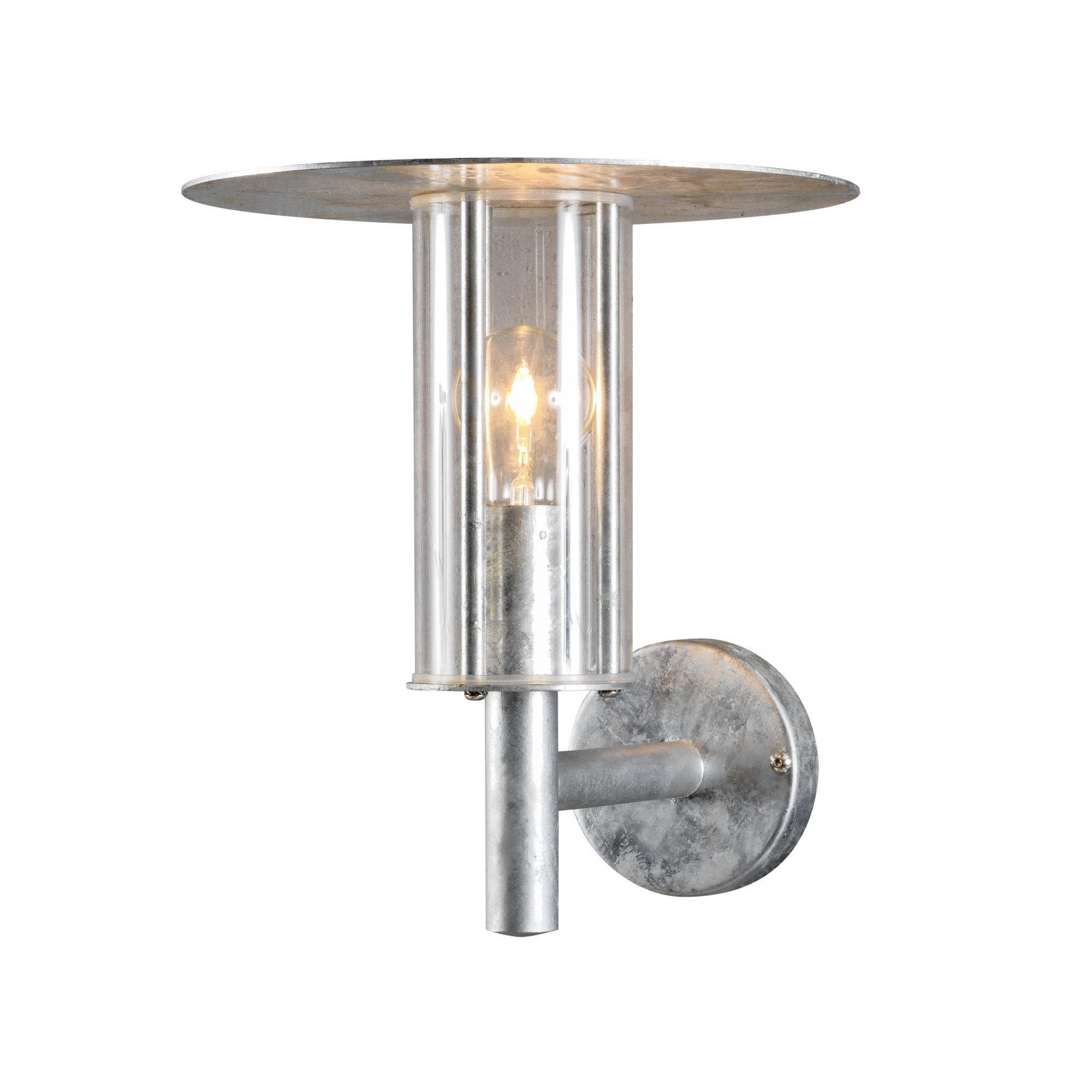 Konstsmide Mode Wall Light - Galvanised