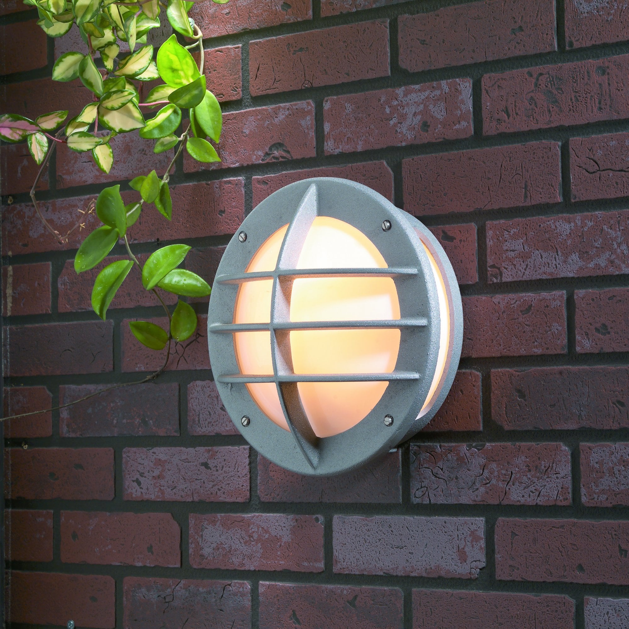 Konstsmide Oden Wall Light - Grey