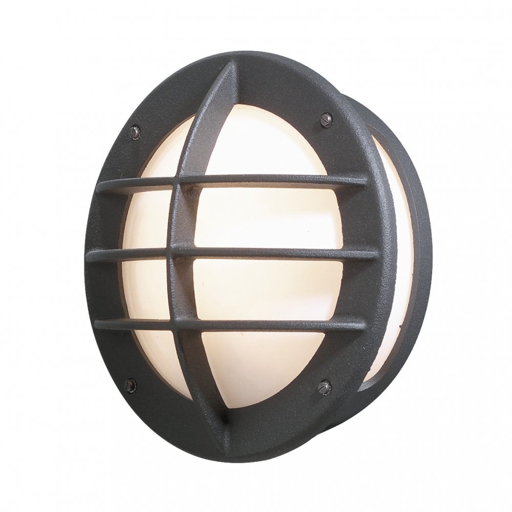 Konstsmide Oden Wall Light - Matt Black