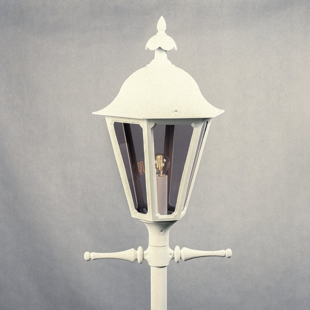 Konstsmide Pallas Large Single Head - Matt White - Head Only