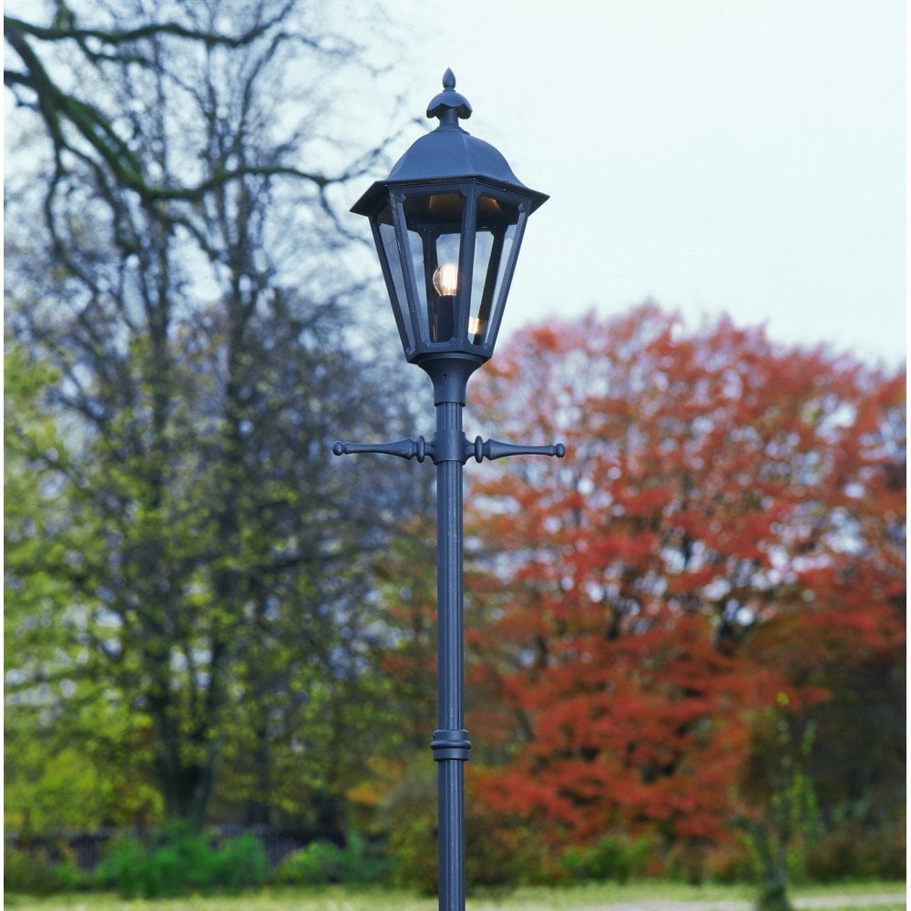 Konstsmide Pallas Large Single Head - Matt Black - Head Only