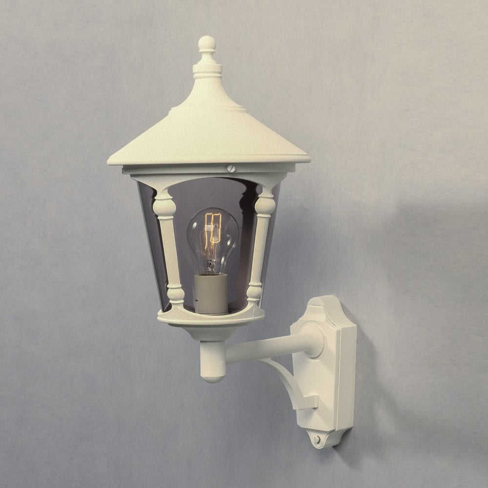 Konstsmide Virgo Up Wall Light - Matt White