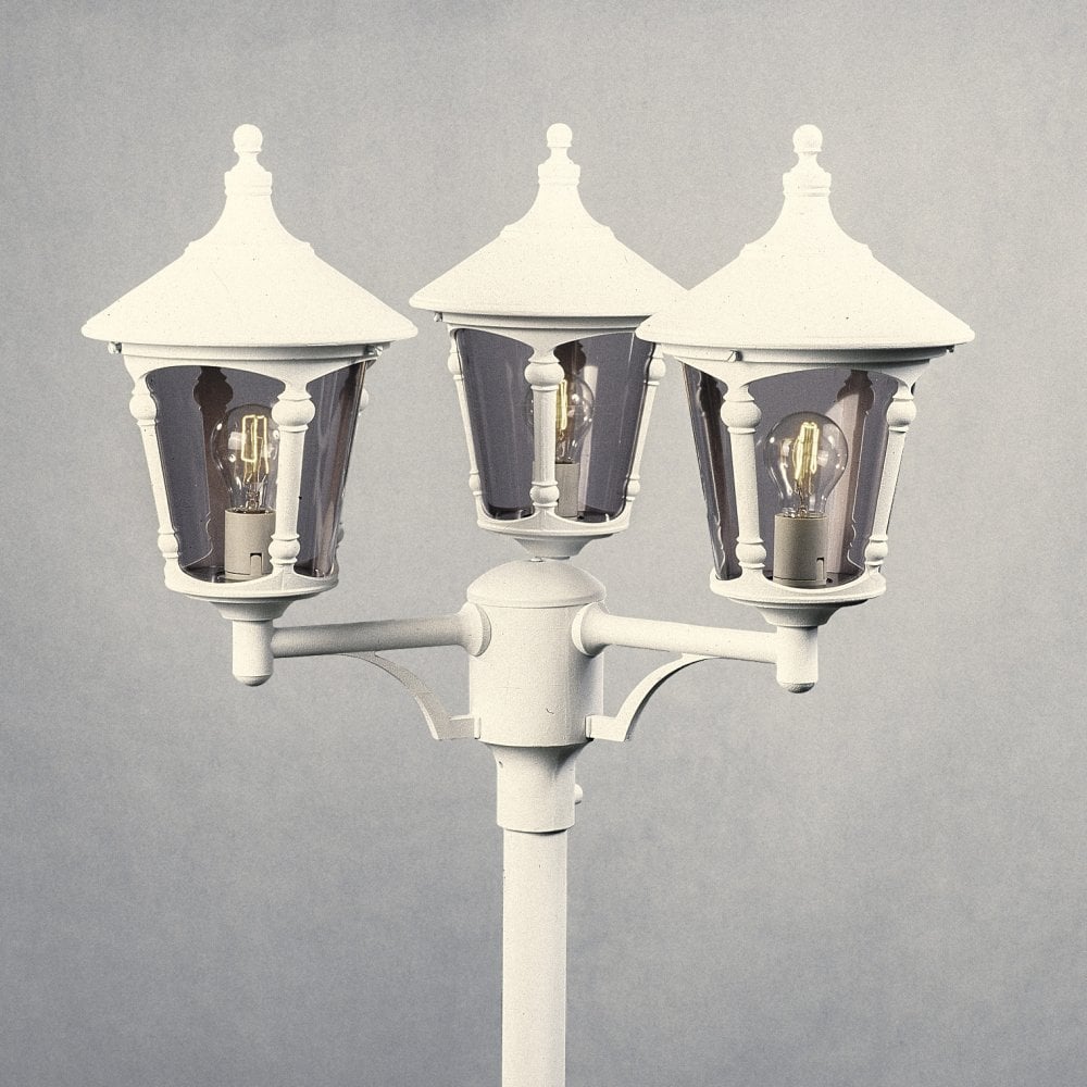 Konstsmide Virgo Triple Head - Matt White - Head Only