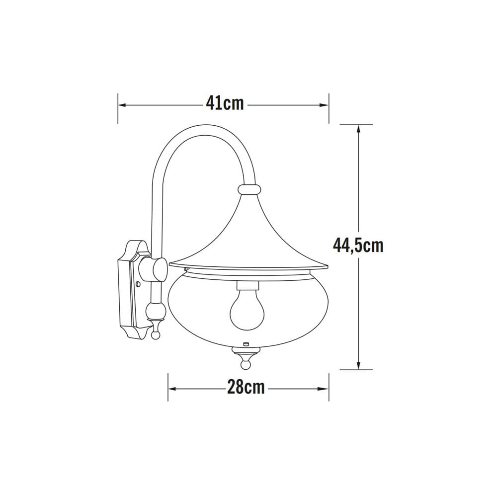 Konstsmide Libra Down Wall Light - Matt White