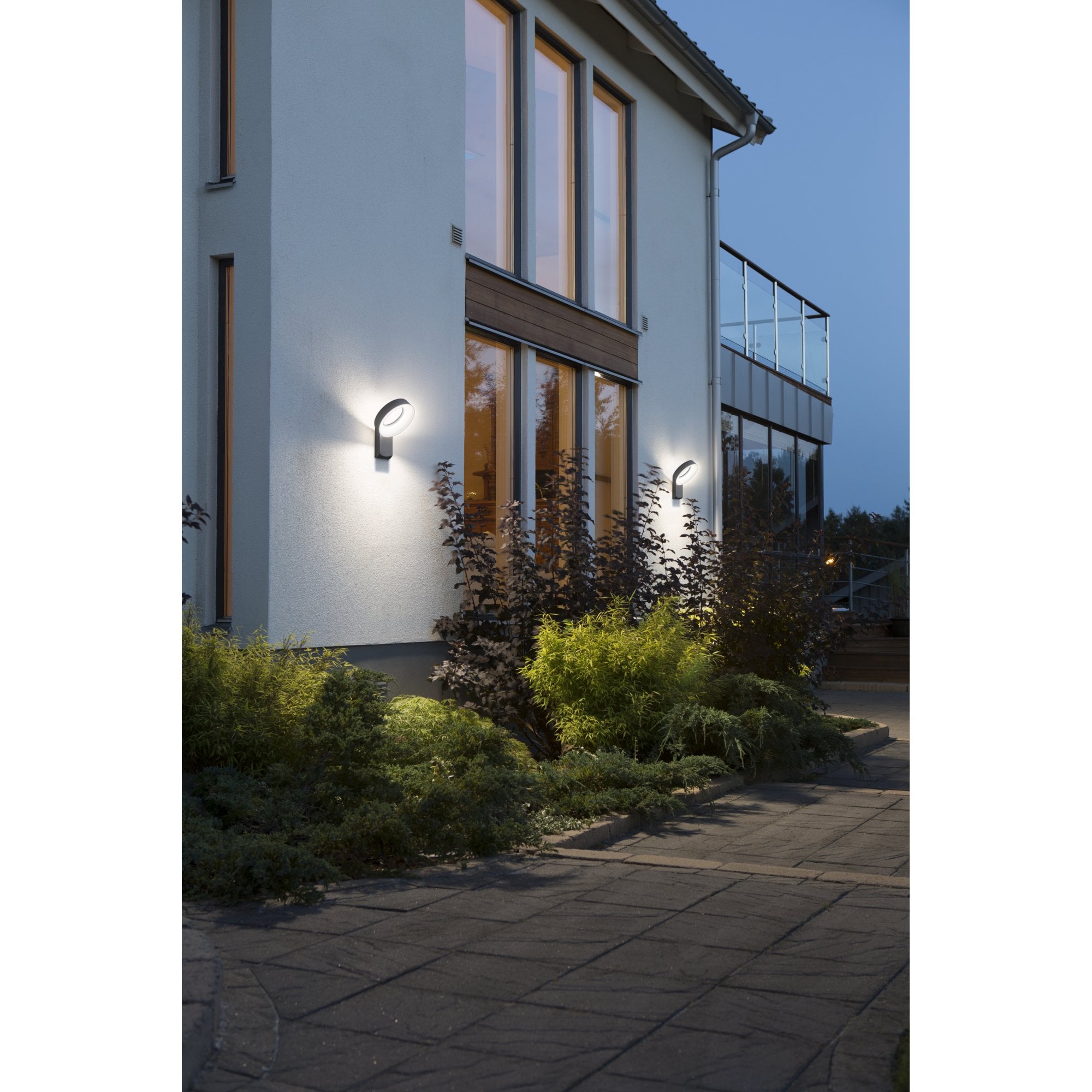 Konstsmide Asti LED Wall Light - Anthracite