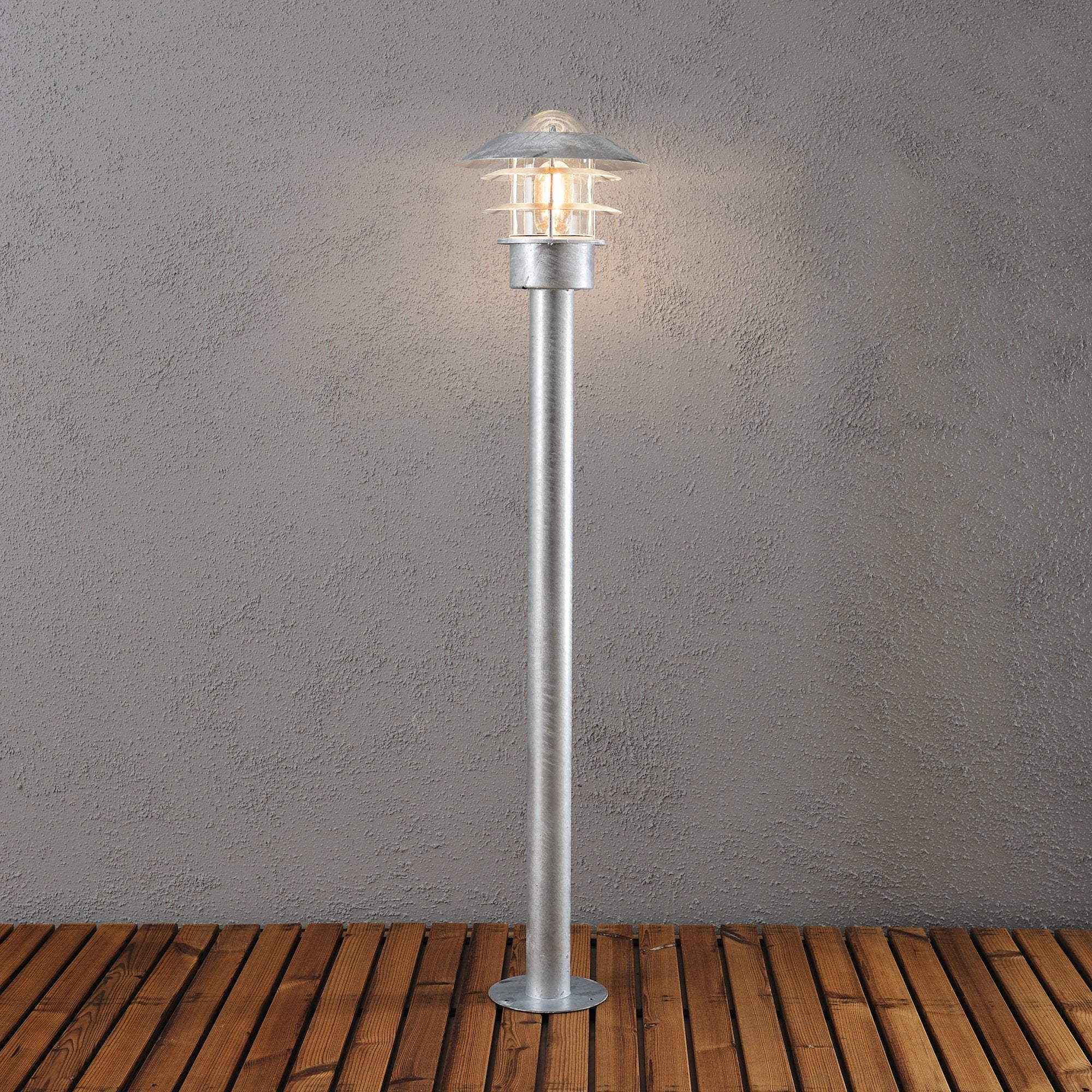 Konstsmide Modena Pathway Light - Galvanised Steel