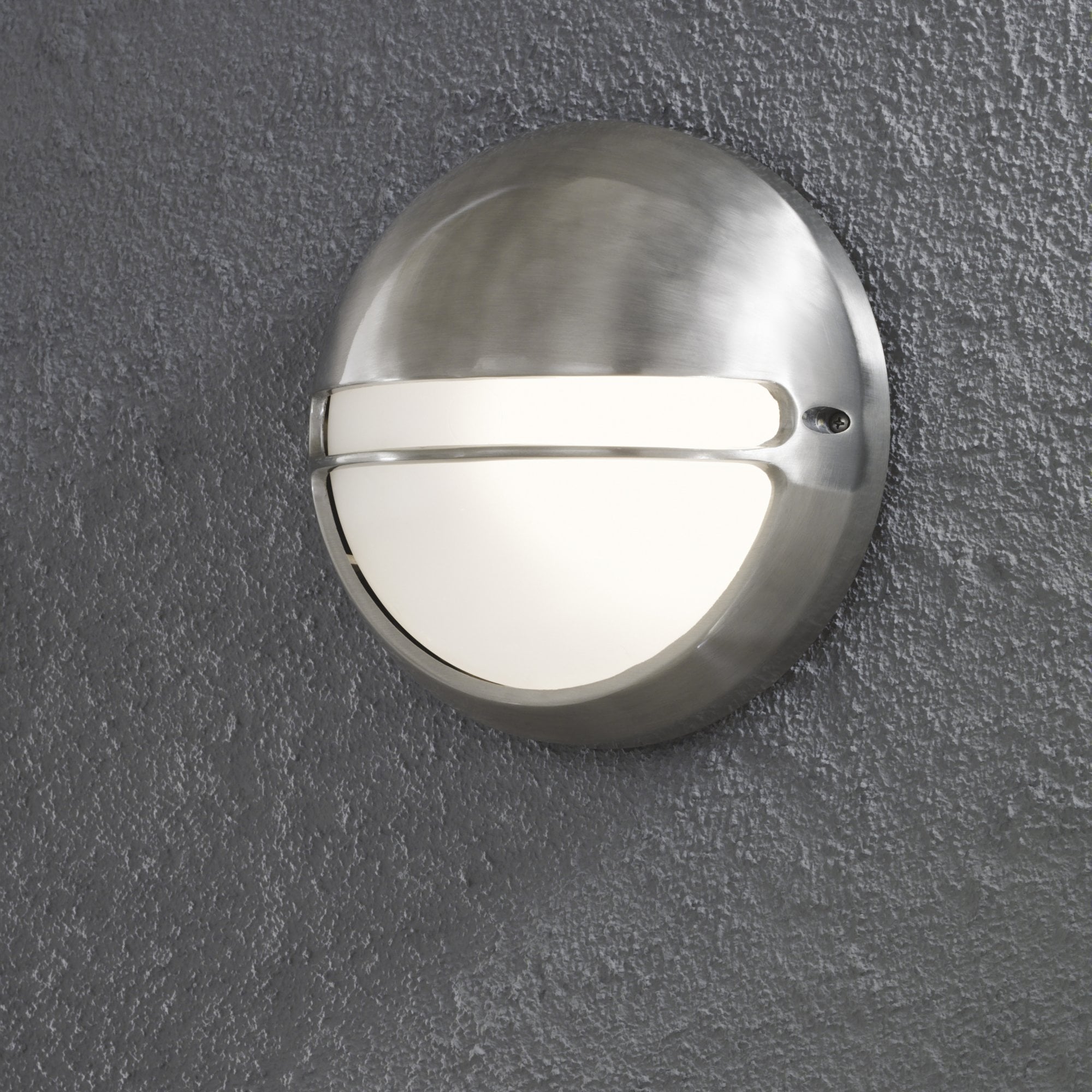 Konstsmide Torino Round Flush Fitting - Aluminium
