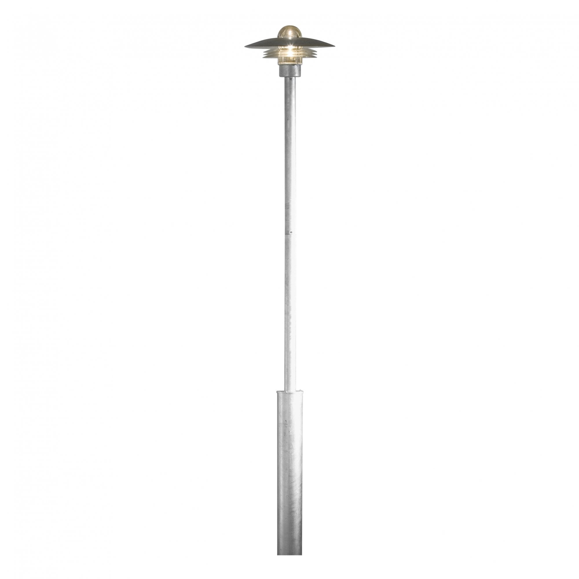 Konstsmide Modena Lampost - Galvanised Steel