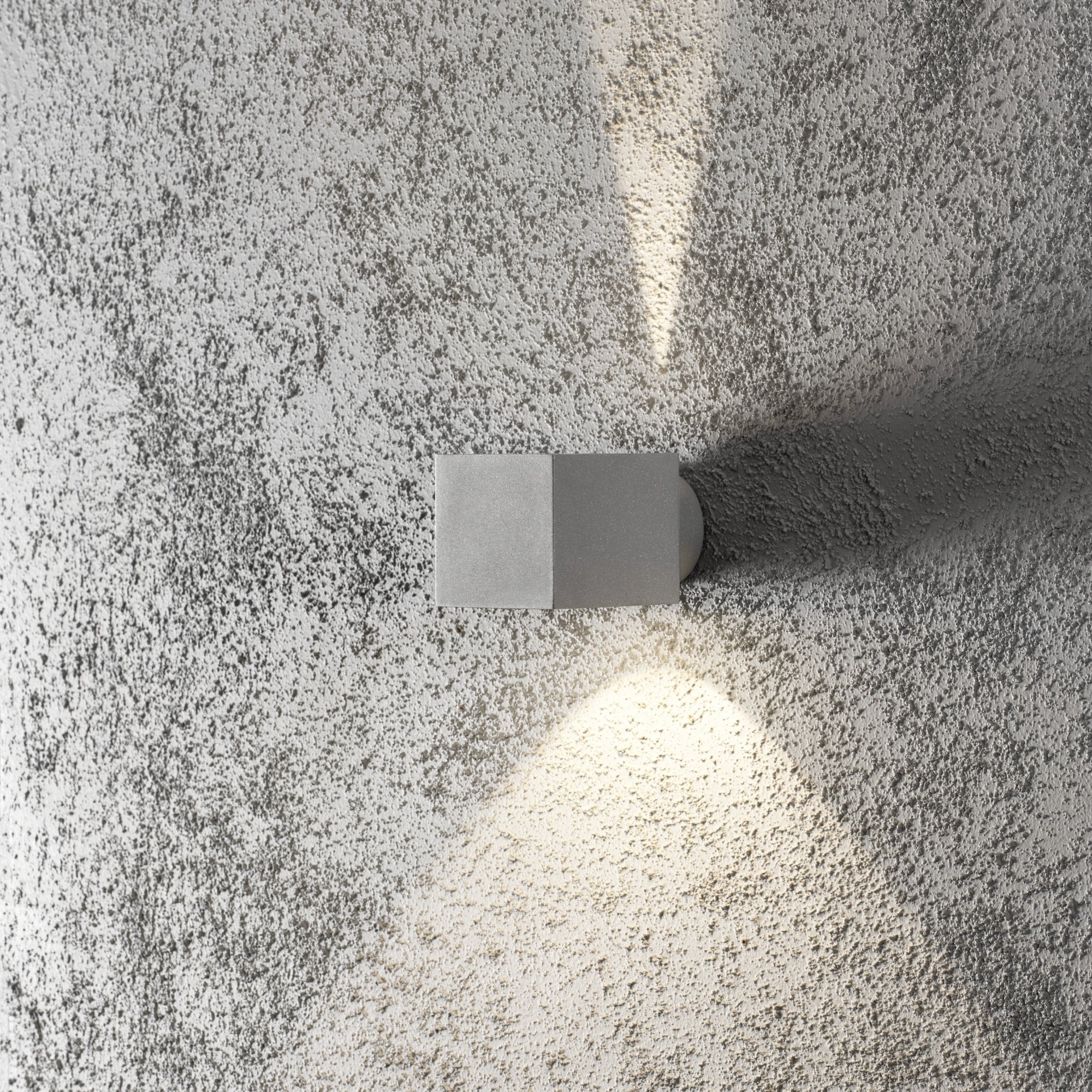 Konstsmide Modena Square Wall Light - Grey