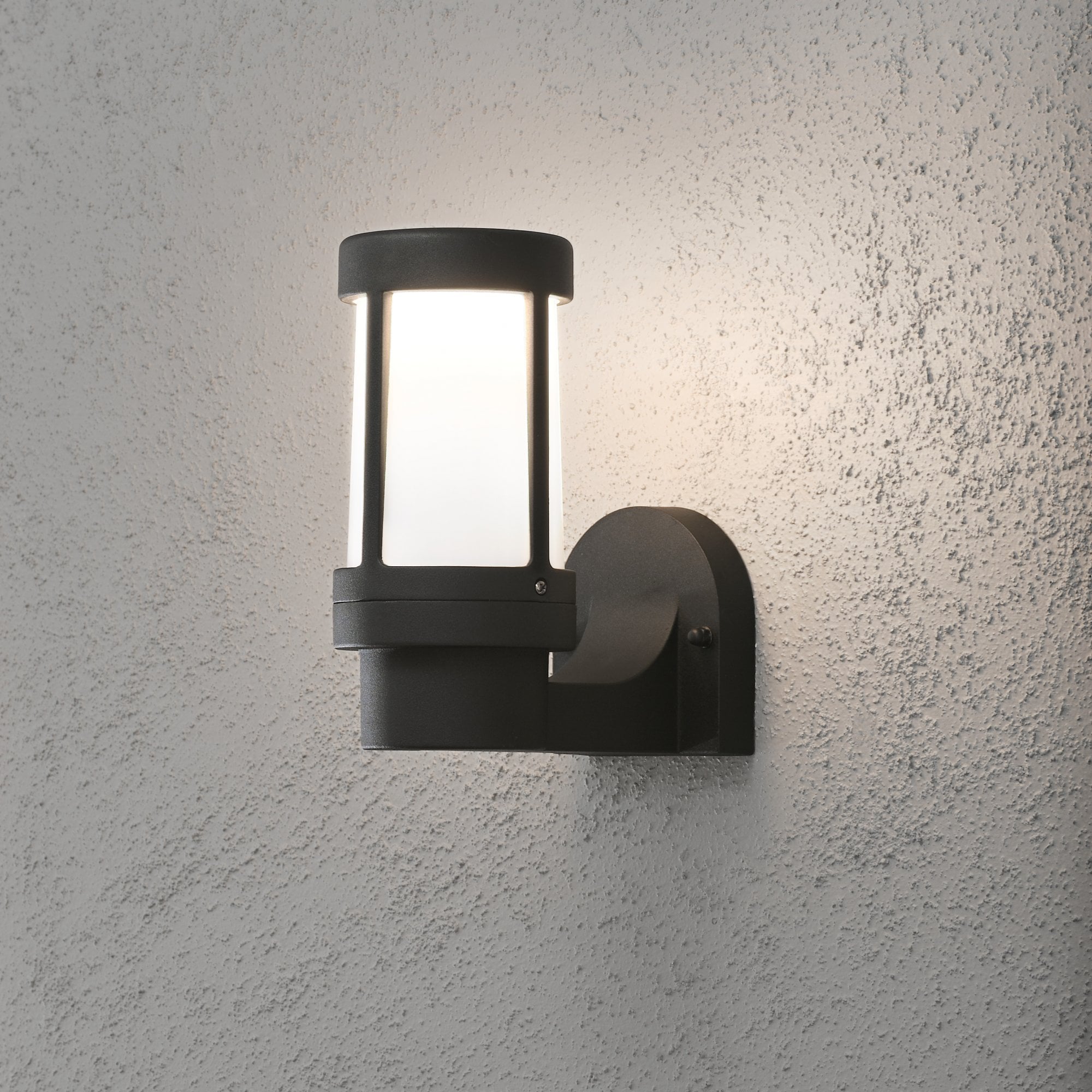 Konstsmide Siena Wall Light - Matt Black