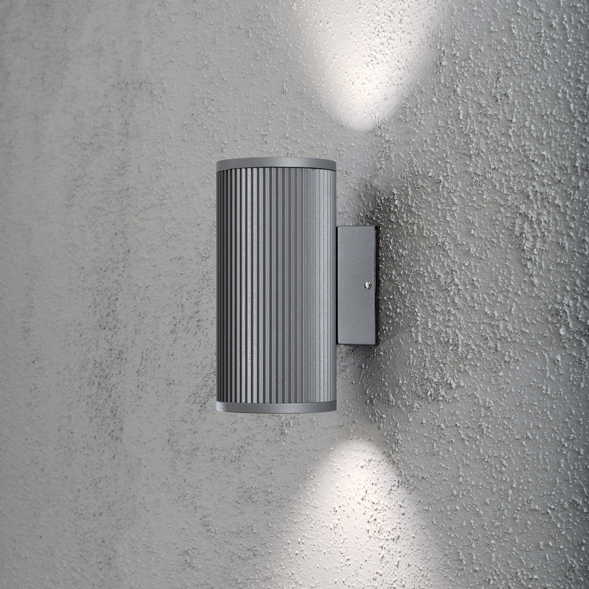 Konstsmide Siracusa Up/Down Wall Light - Grey