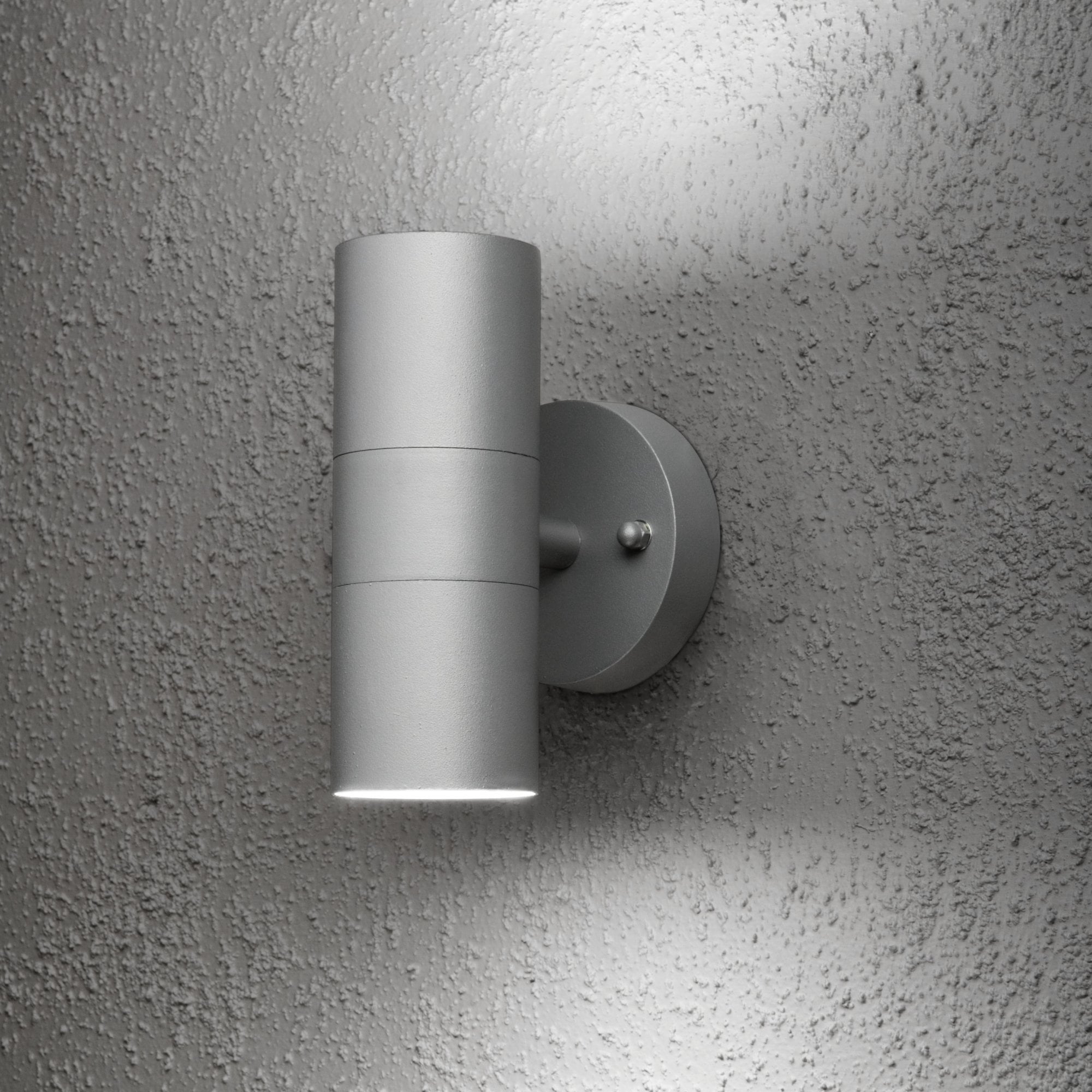 Konstsmide Modena 17cm Up/Down Wall Light - Grey