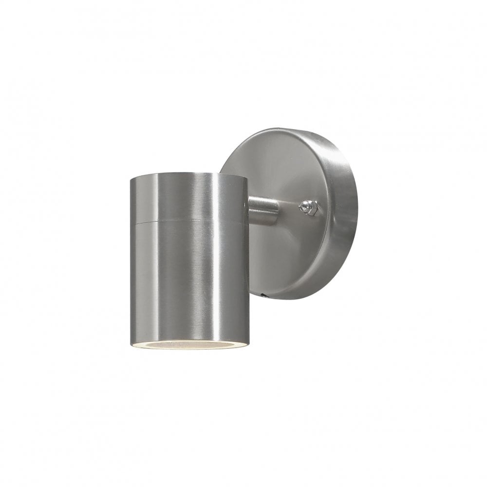 Konstsmide Modena 9cm Down Wall Light - Stainless Steel